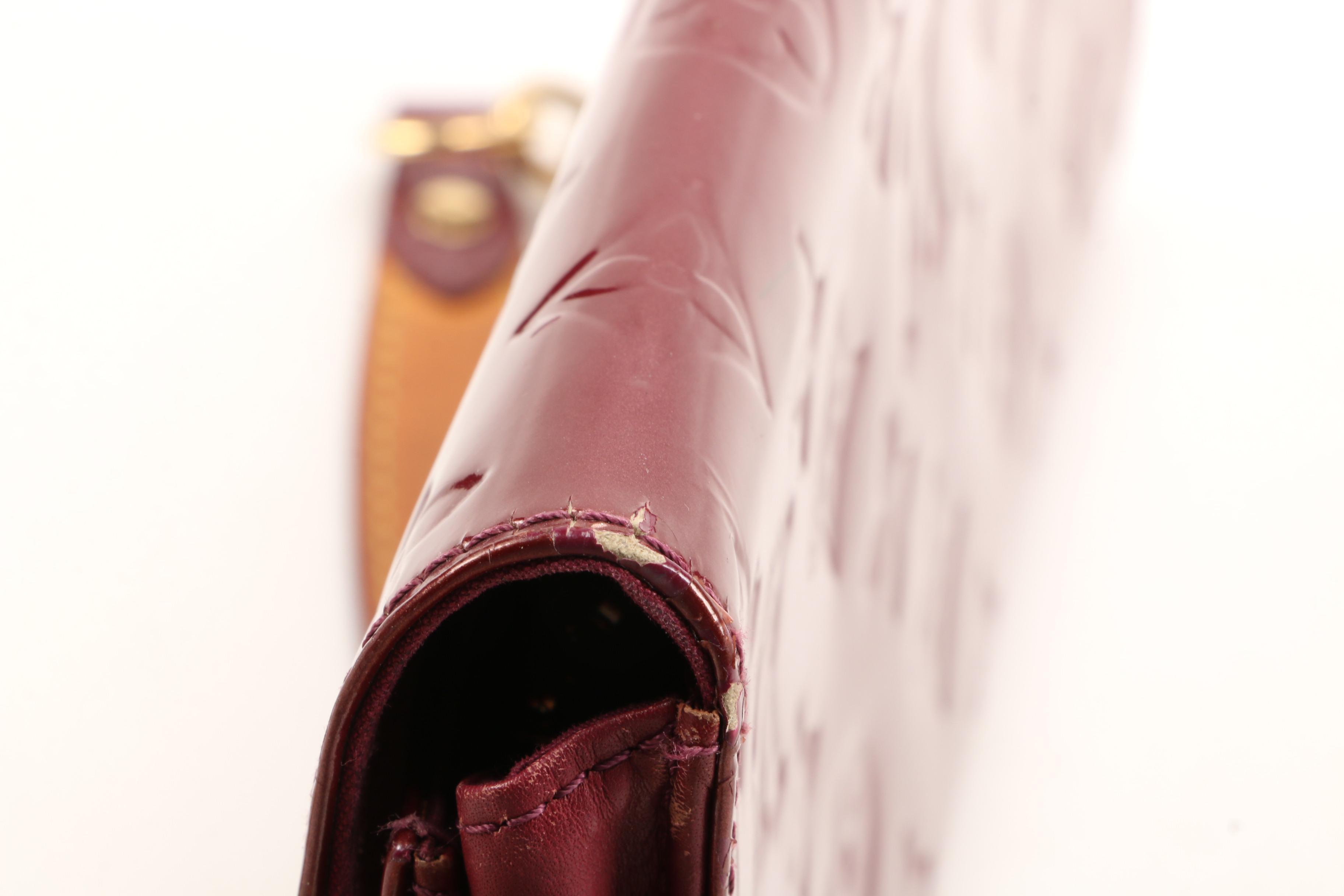 Louis Vuitton Sunset Boulevard Bag in Rouge Fauviste Monogram Vernis Leather