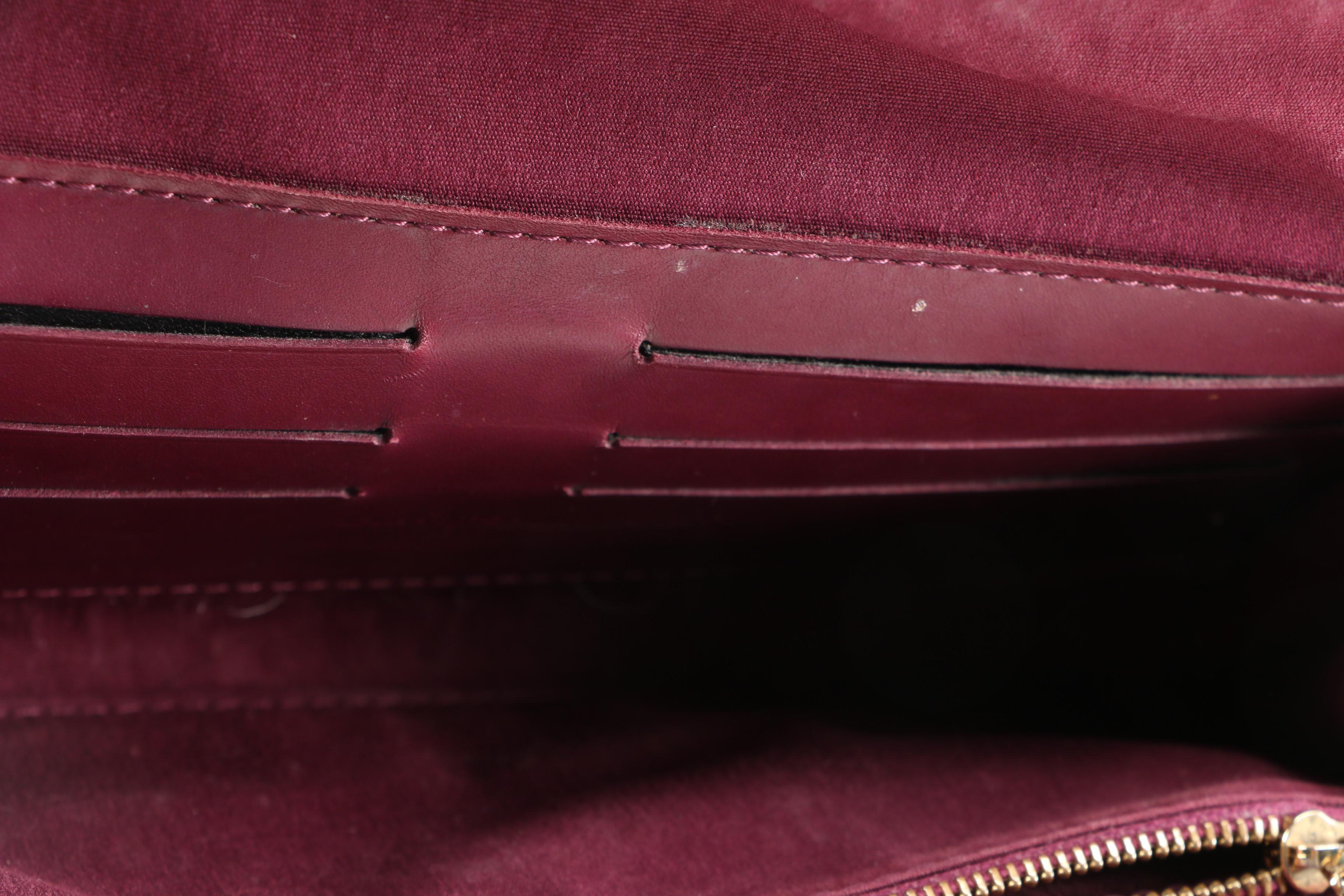 Louis Vuitton Sunset Boulevard Bag in Rouge Fauviste Monogram Vernis Leather