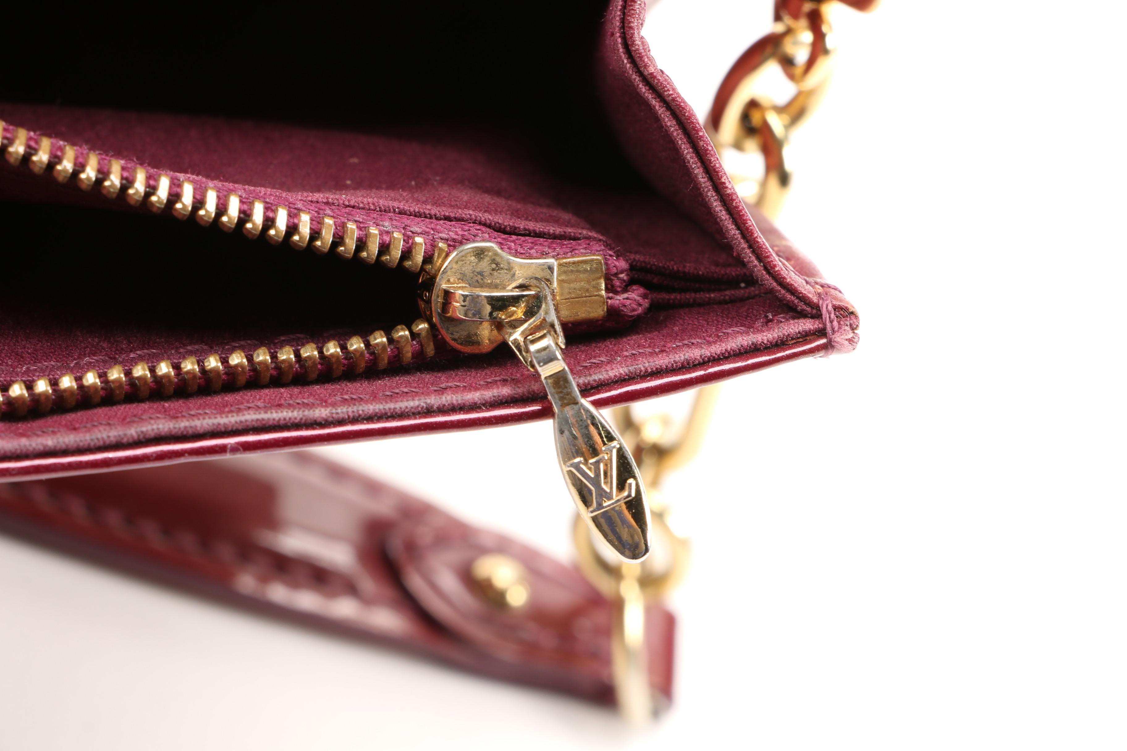 Louis Vuitton Sunset Boulevard Bag in Rouge Fauviste Monogram Vernis Leather