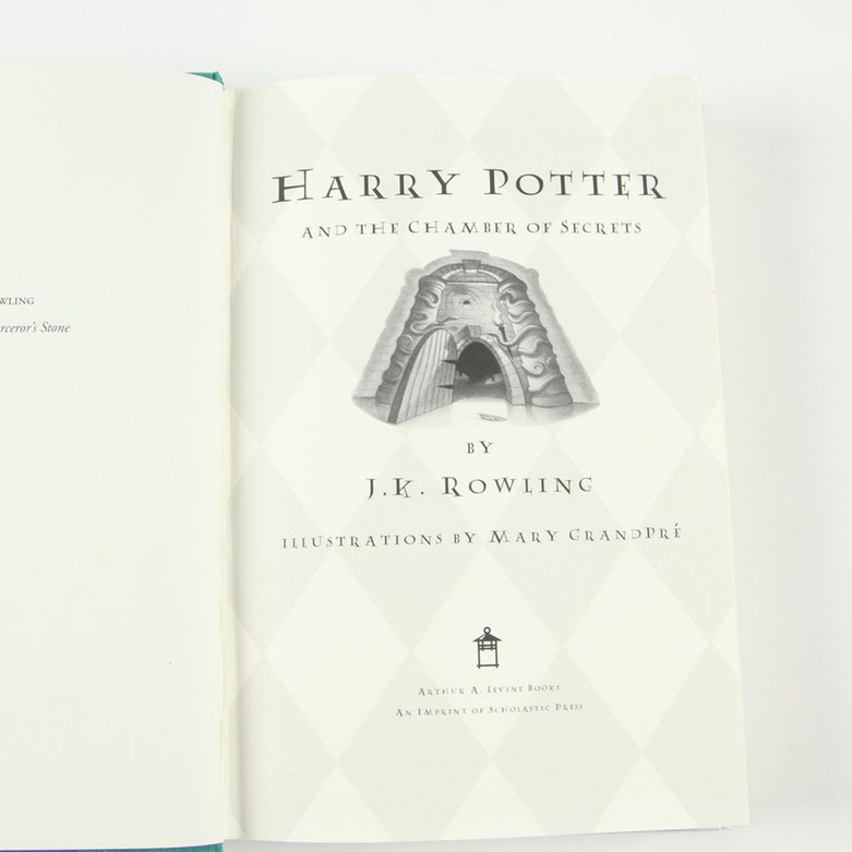 First American Edition, First State "Harry Potter and the Chamber of Secrets"