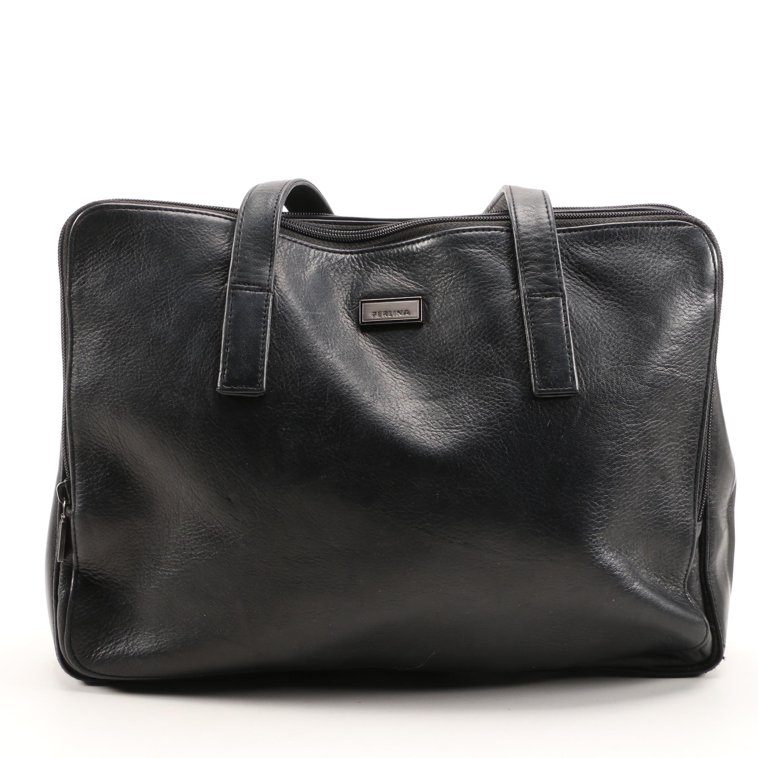 Coach Legacy Leather Hobo Bag and Perlina Leather Dual-Handled Briefcase