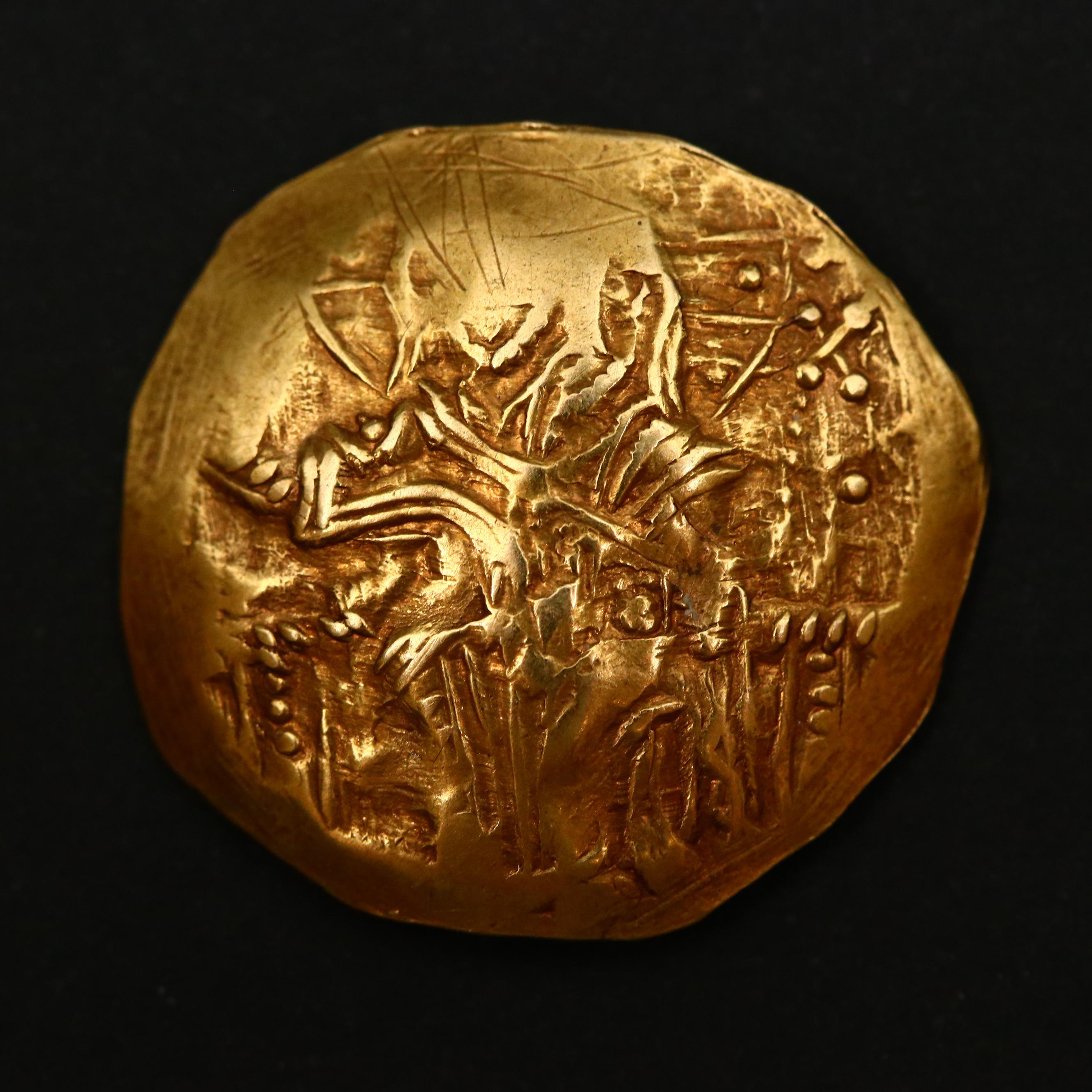 Byzantine Gold Hyperpyron Coin of John III, ca. 1250