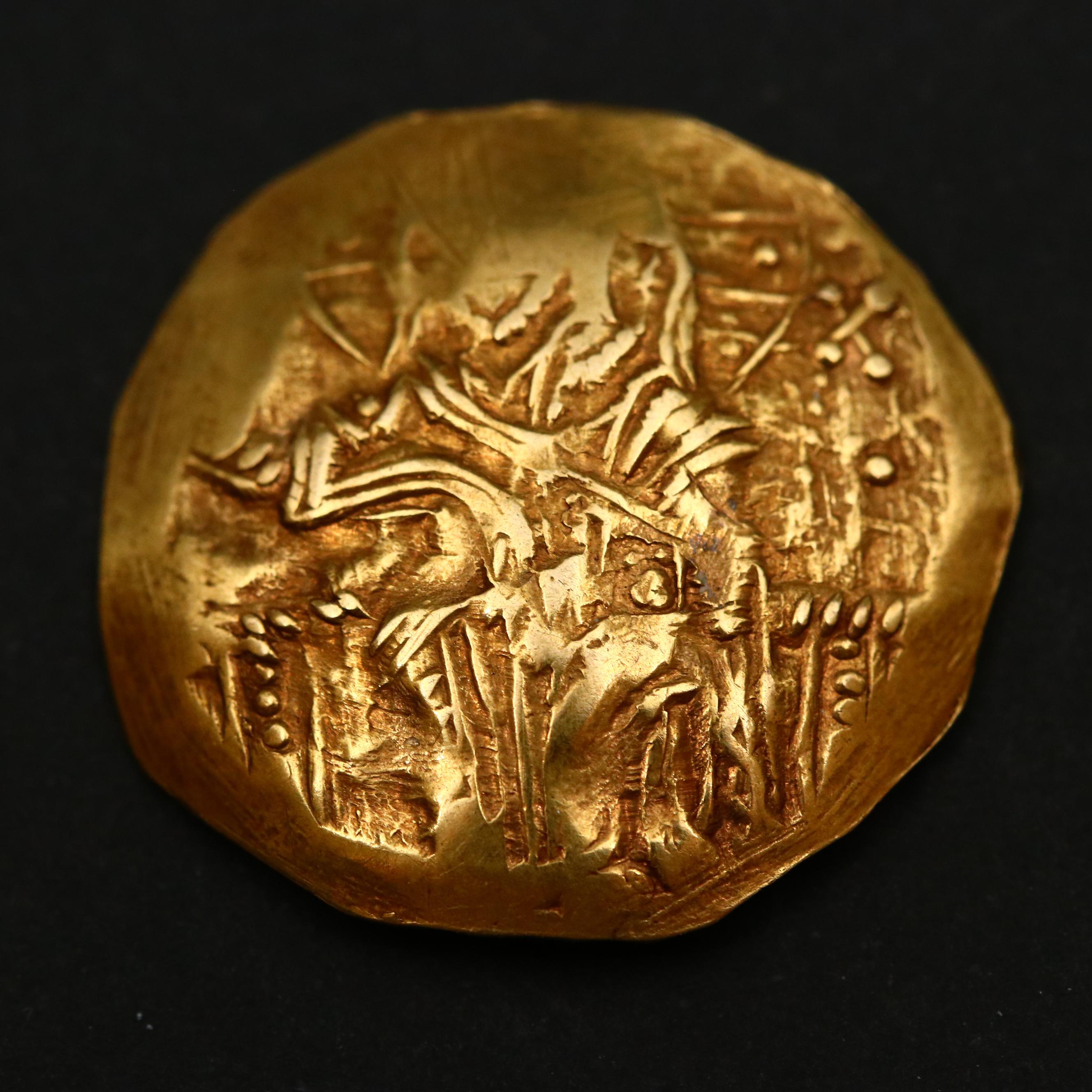 Byzantine Gold Hyperpyron Coin of John III, ca. 1250