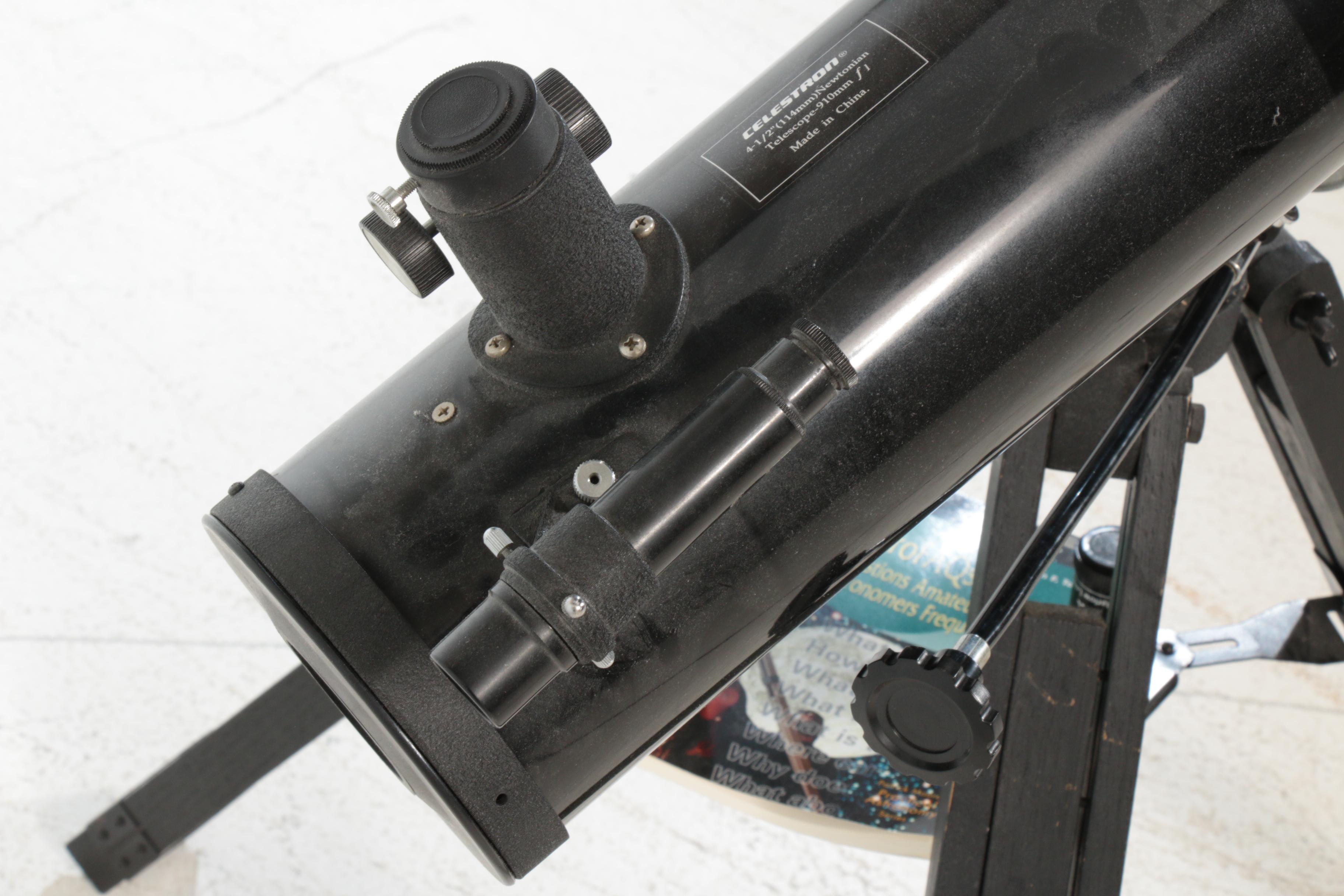 Celestron 4 1/2" (114mm) Newtonian Telescope - 910mm ƒ