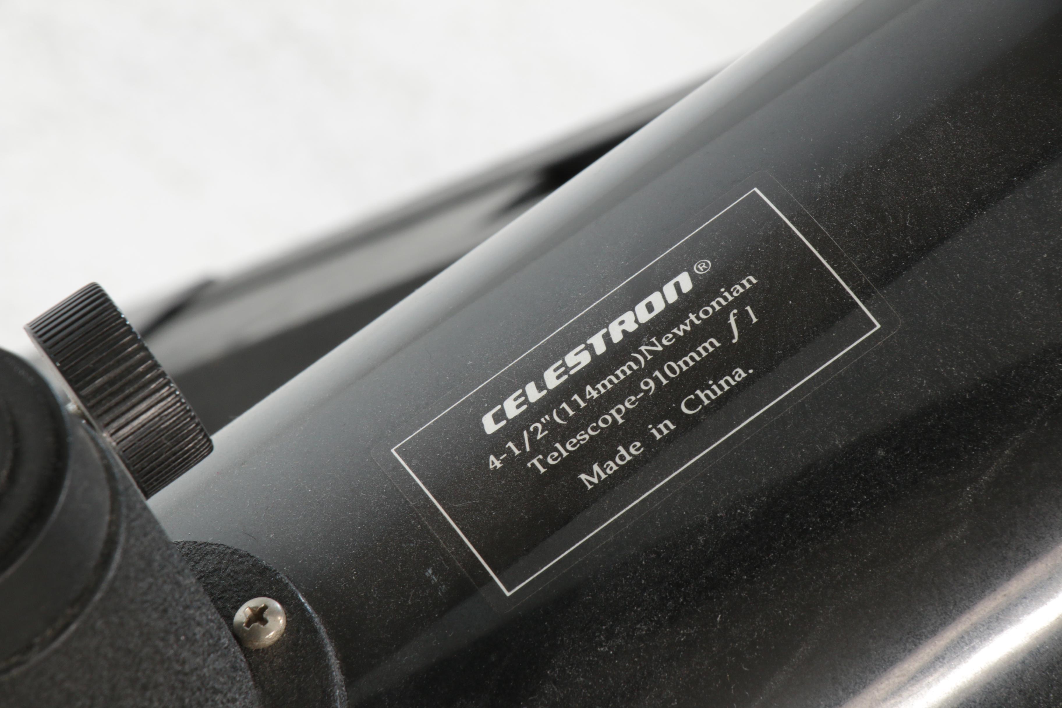 Celestron 4 1/2" (114mm) Newtonian Telescope - 910mm ƒ