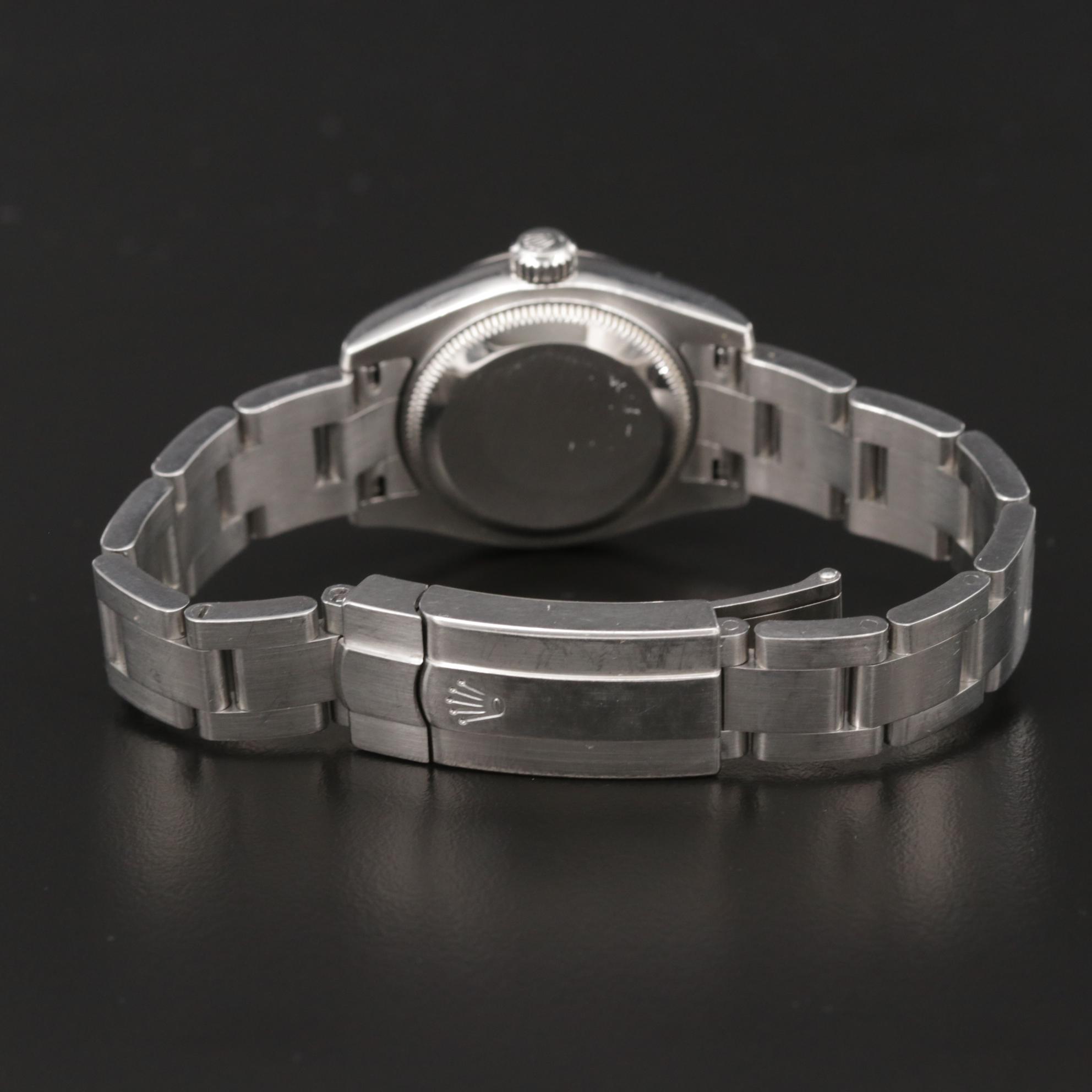 Rolex Oyster Perpetual Stainless Steel and 18K Gold With Diamonds Watch