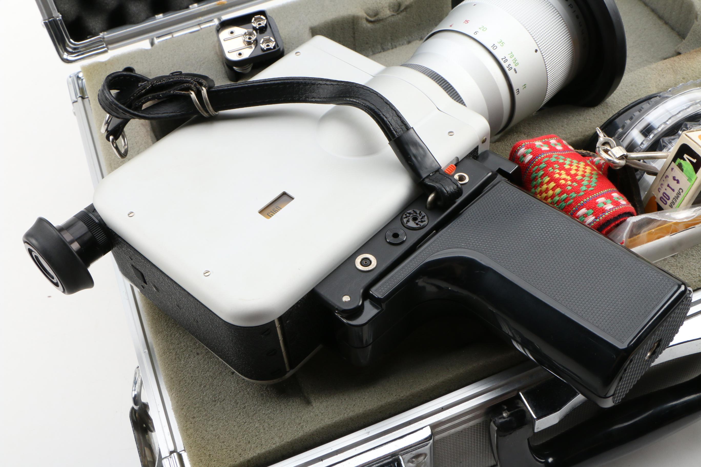 Braun Nizo S800 Movie Camera and Accessories