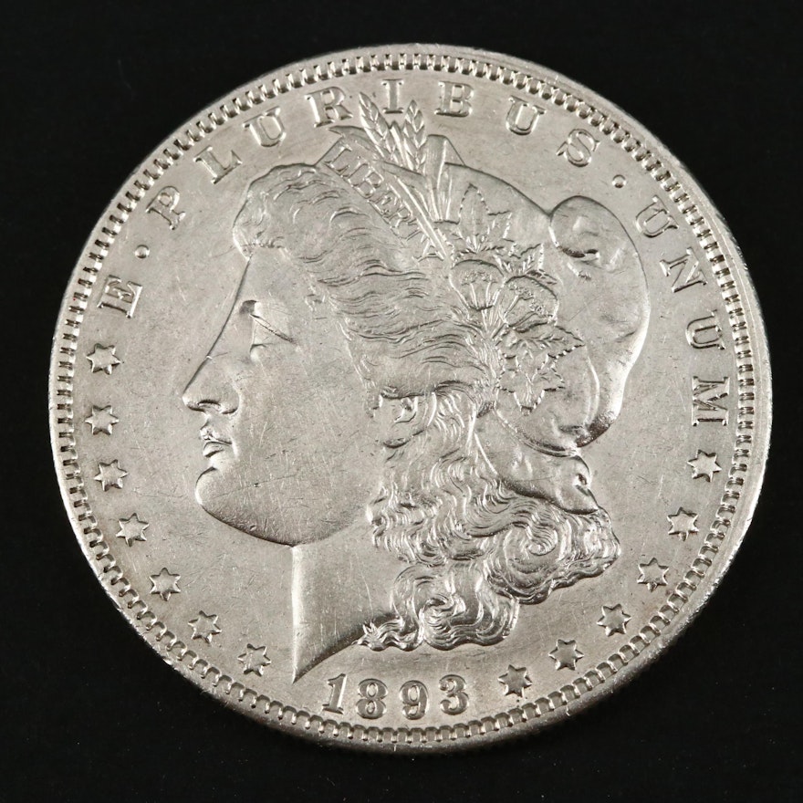 Key Date Low Mintage 1893-O Morgan Silver Dollar