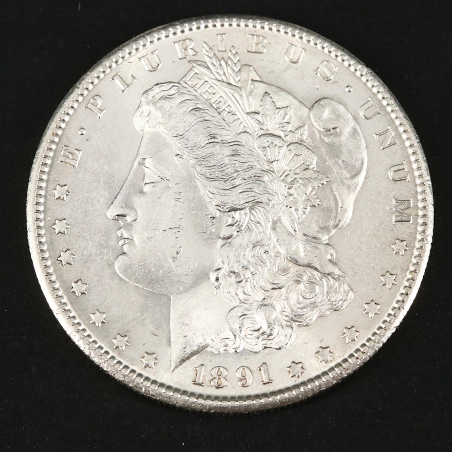 1891-S Morgan Silver Dollar