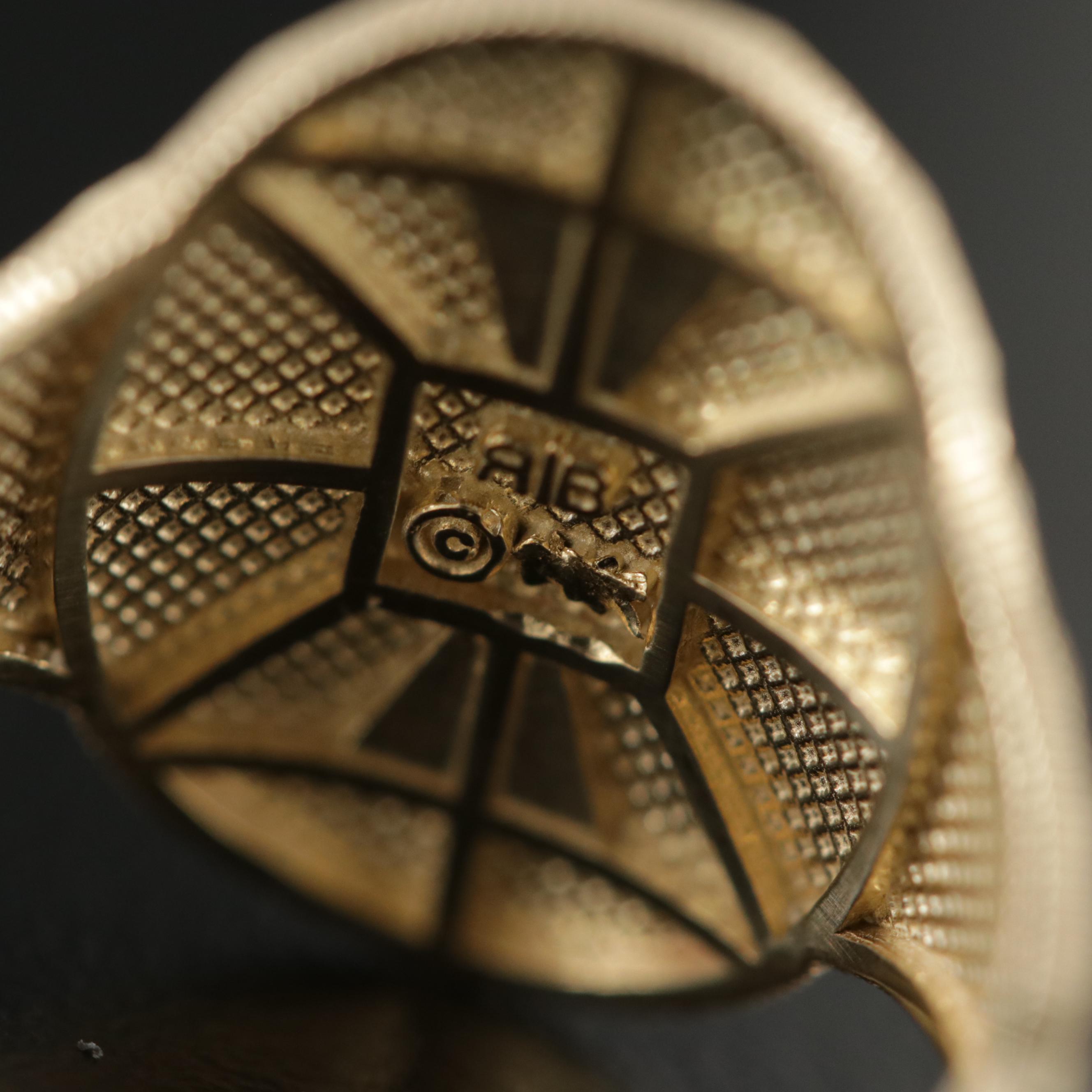 10K Yellow Gold Serenity Prayer Ring