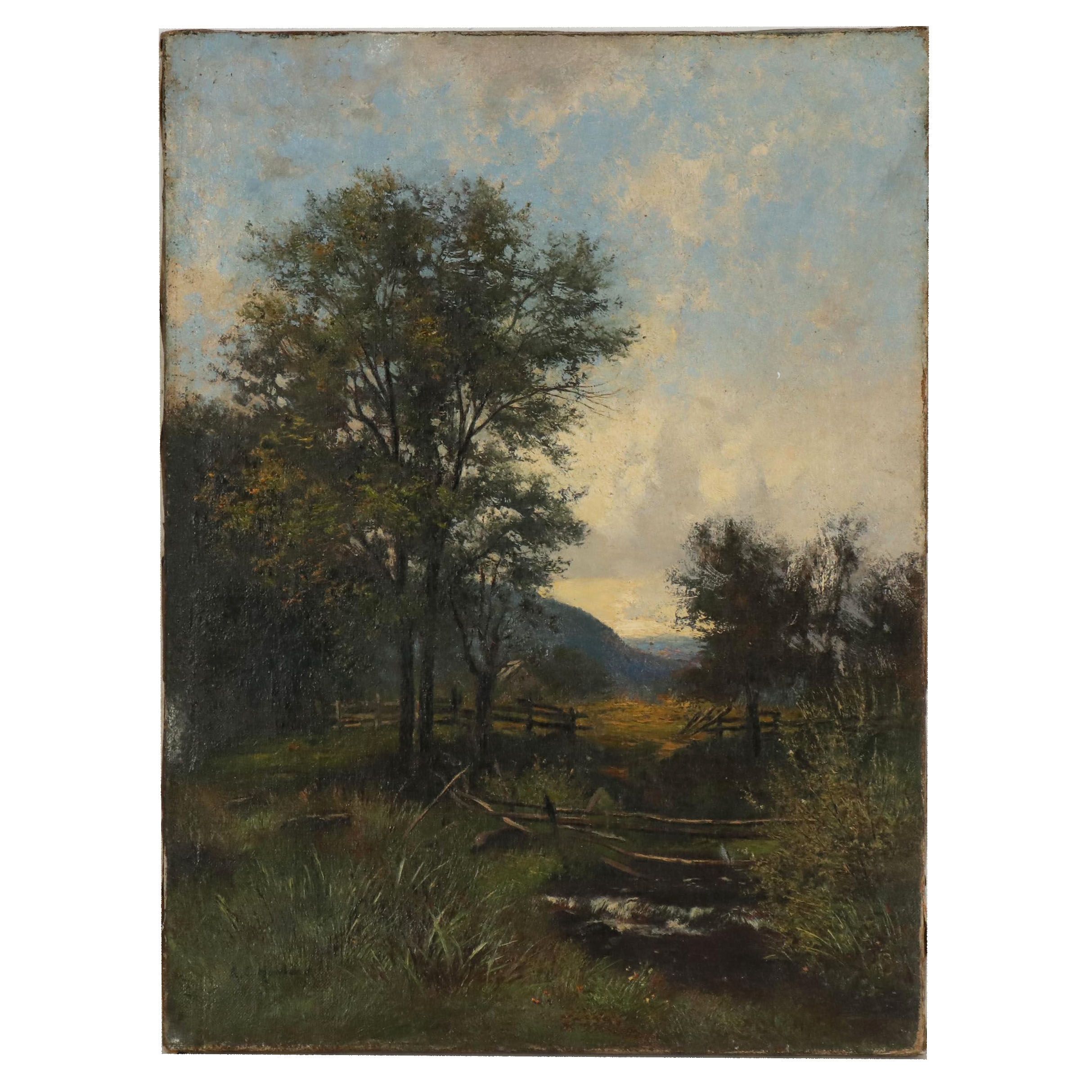 Alfred C. Howland Landscape Oil Painting