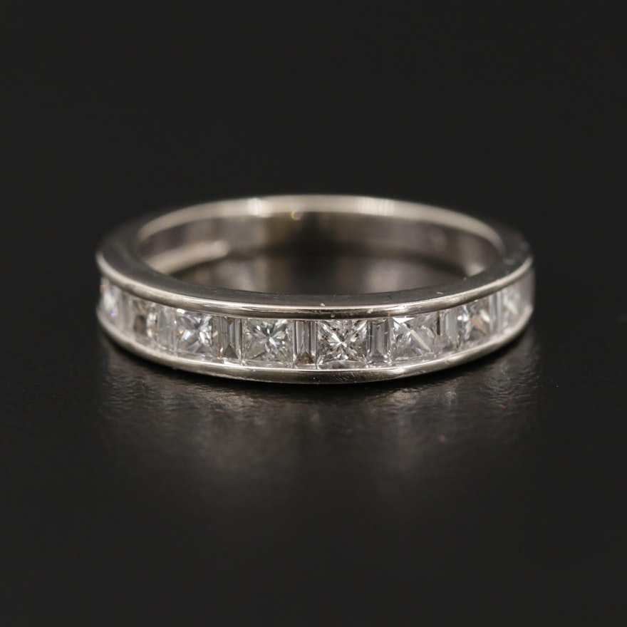 14K White Gold 1.00 CTW Diamond Ring