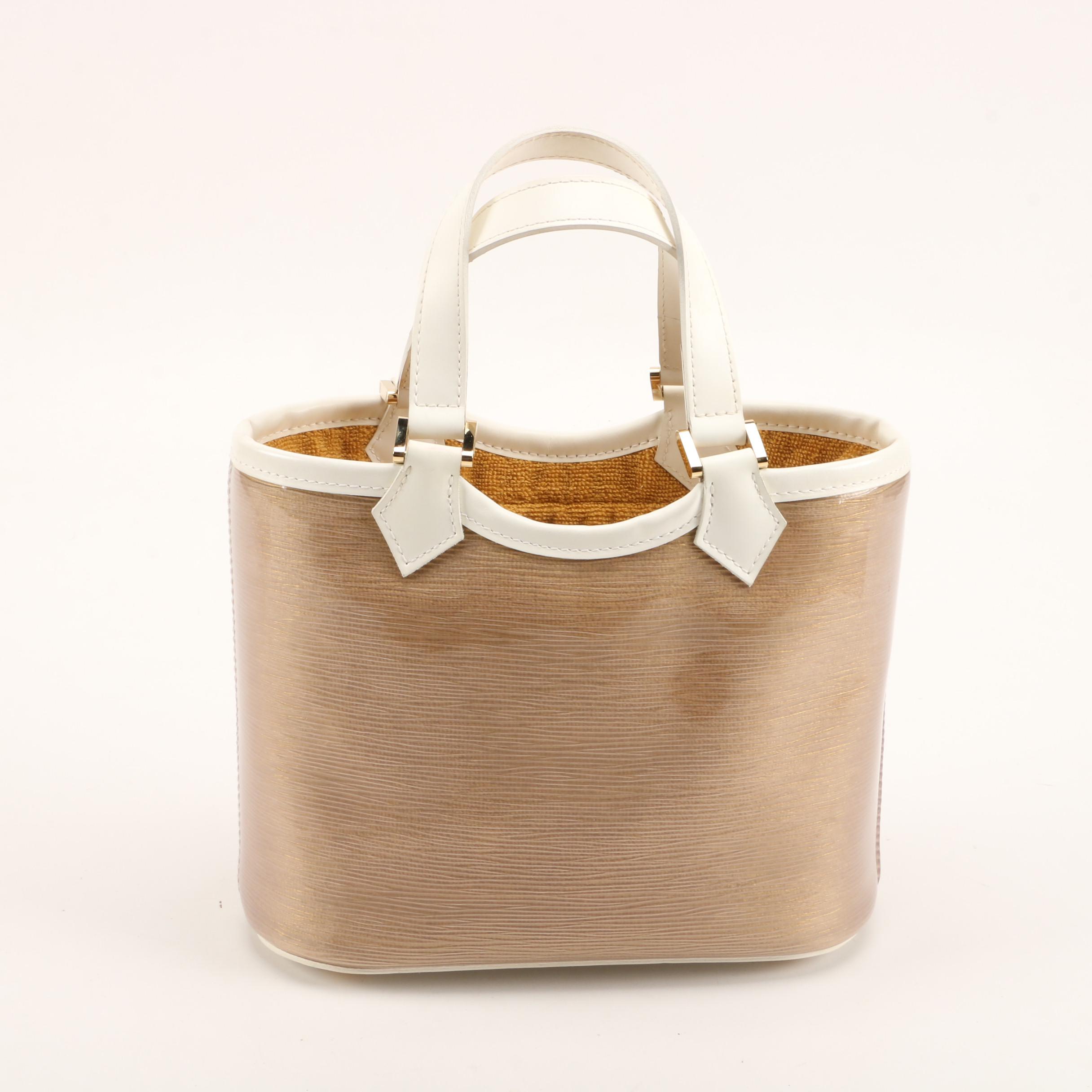 Louis Vuitton Mini Lagoon Bag Tote, in Vinyl Epi Pliage and Leather