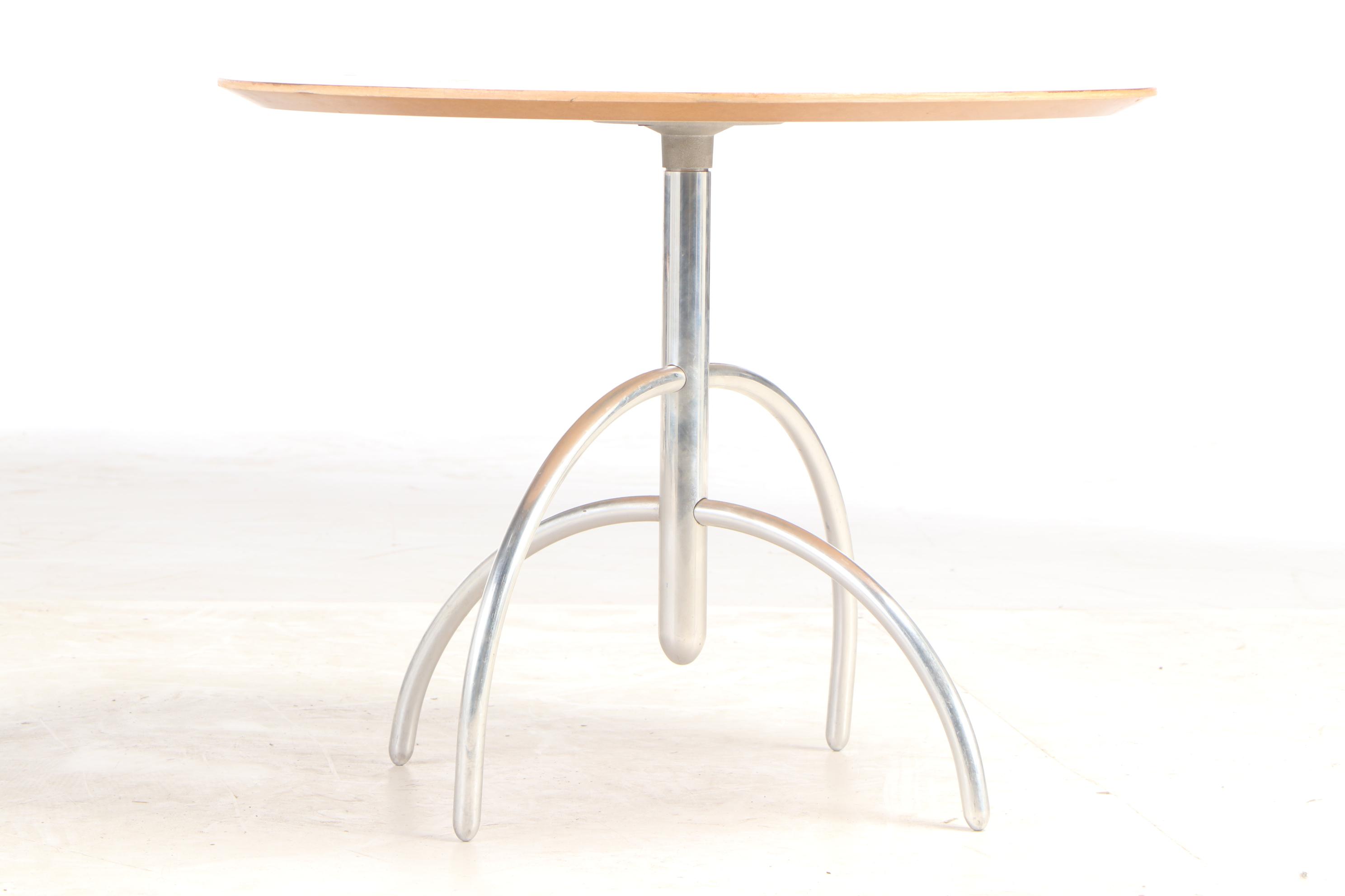 Lawrence Laske for Knoll Studio "Saguaro Cactus" Birch and Metal Side Table