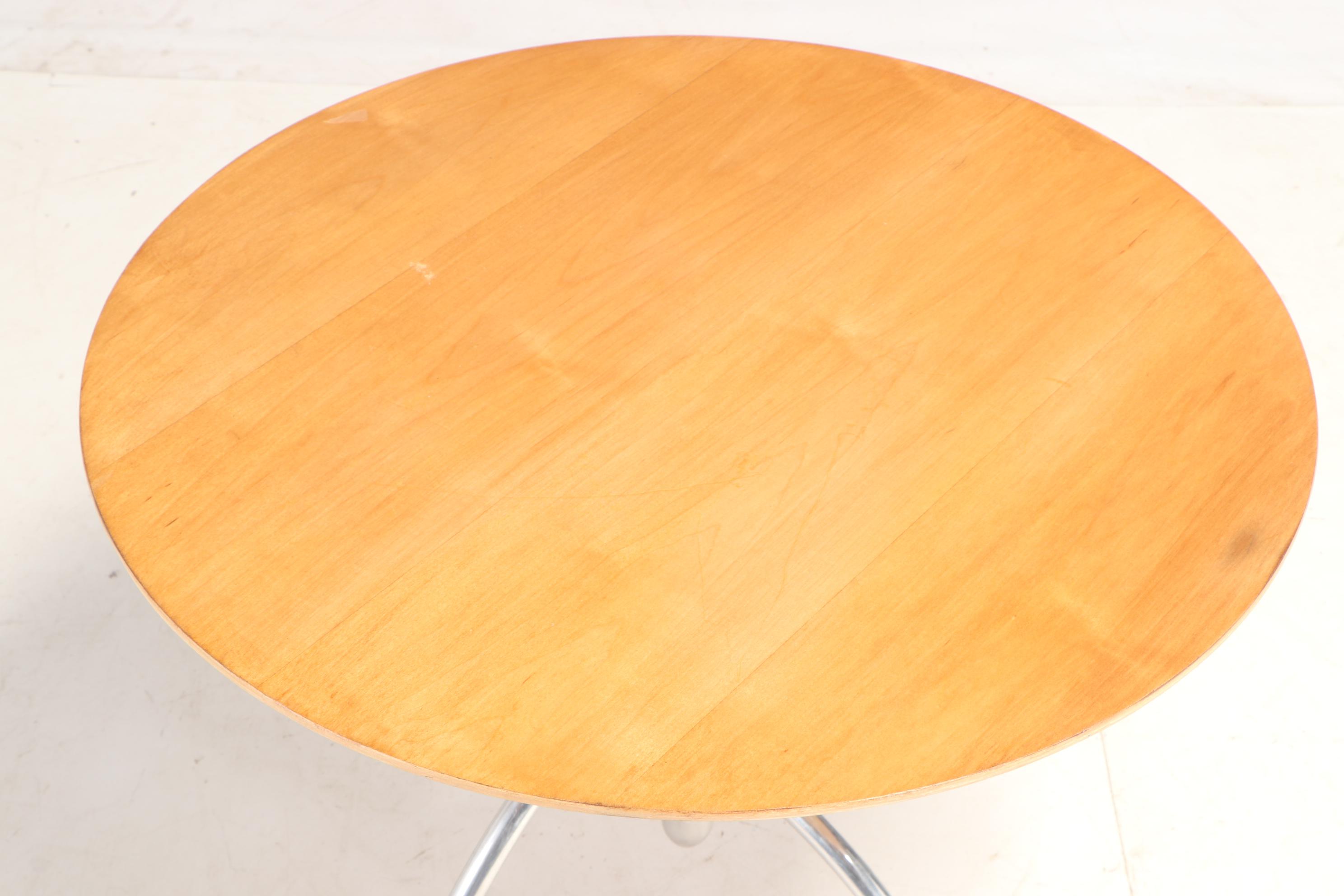 Lawrence Laske for Knoll Studio "Saguaro Cactus" Birch and Metal Side Table