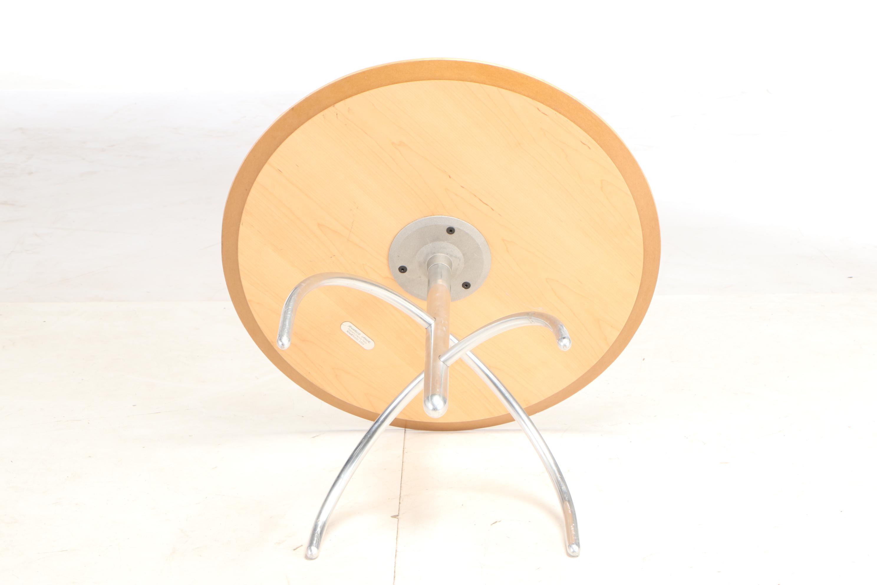 Lawrence Laske for Knoll Studio "Saguaro Cactus" Birch and Metal Side Table