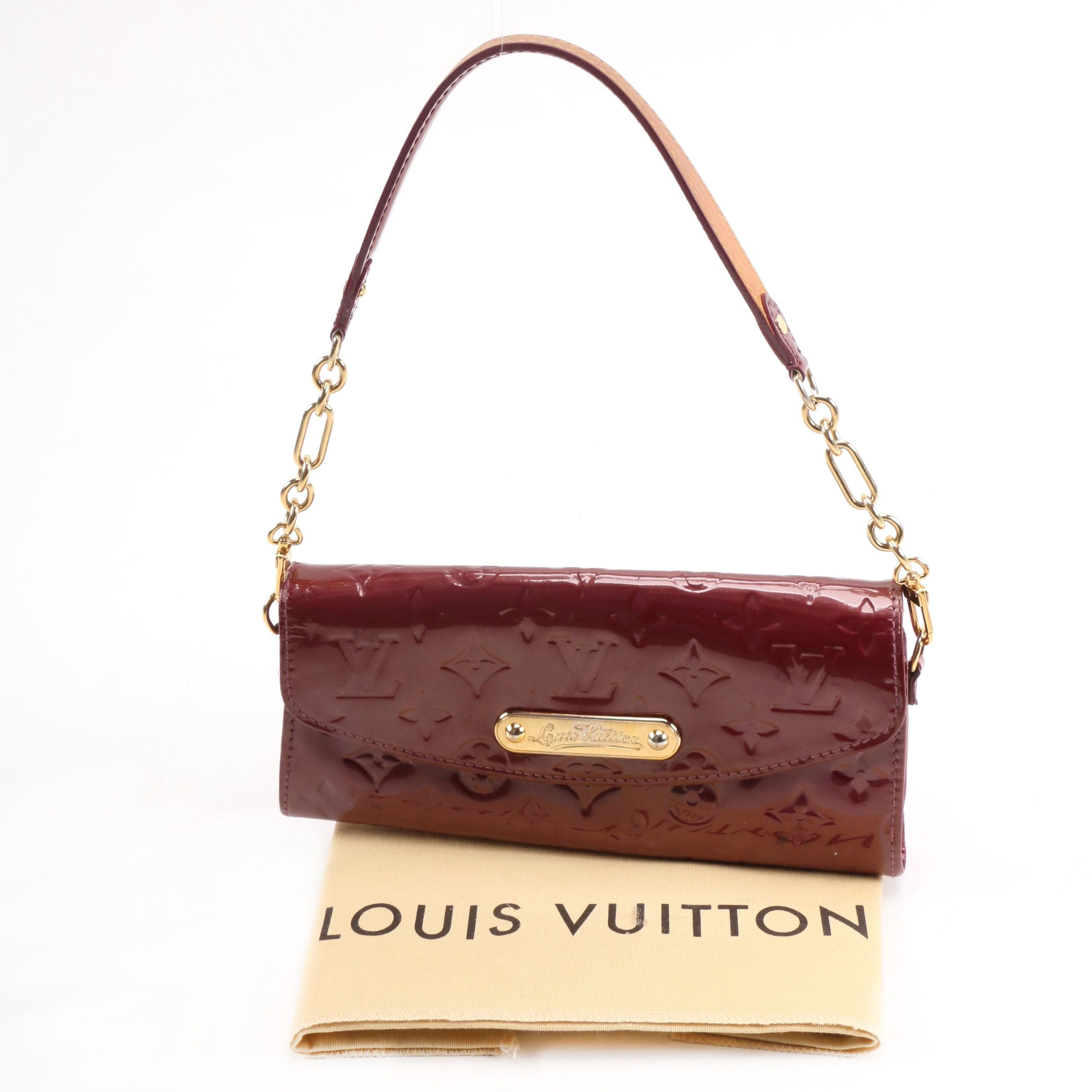 Louis Vuitton Sunset Boulevard Bag in Rouge Fauviste Monogram Vernis Leather