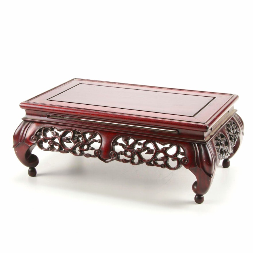 Chinese Rosewood Tea Table