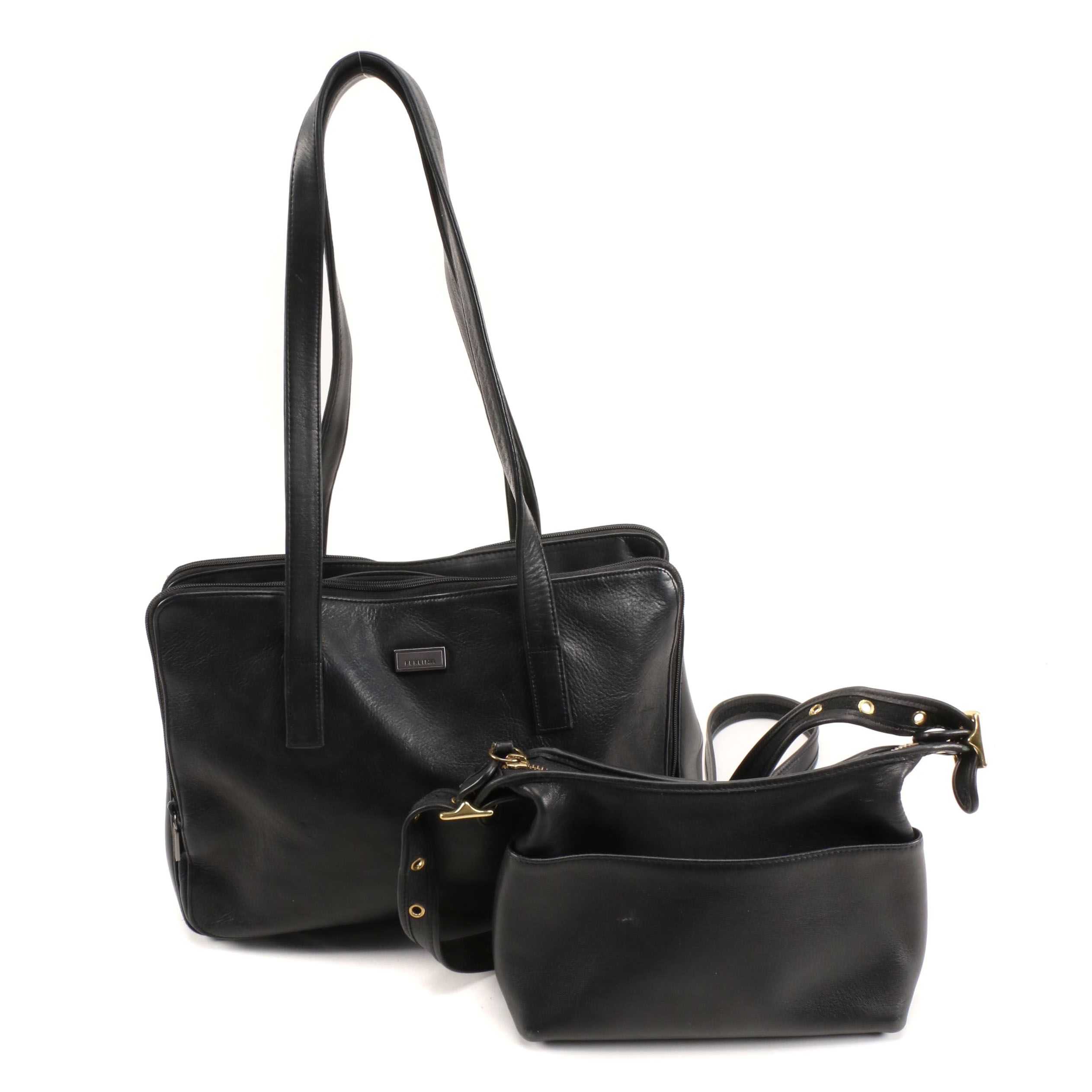 Coach Legacy Leather Hobo Bag and Perlina Leather Dual-Handled Briefcase