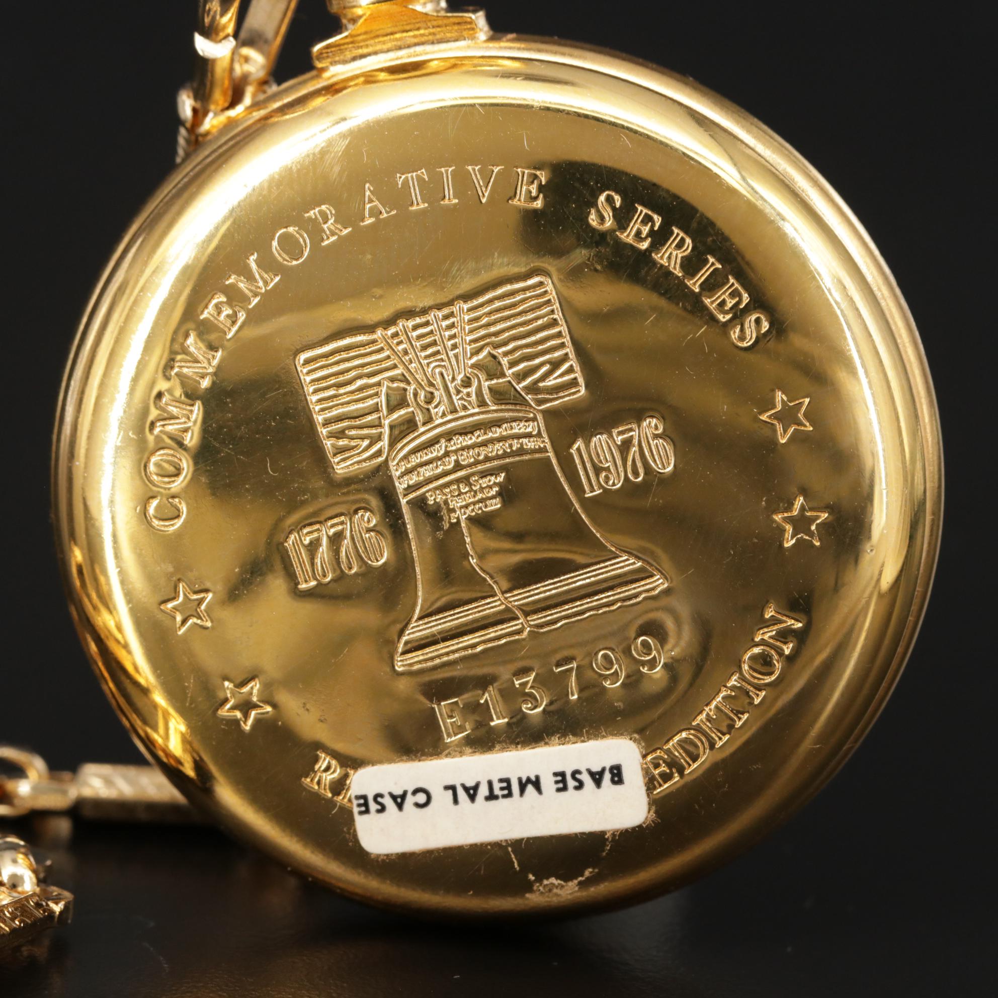 Bradley Time Seventy Six Bicentennial Pocket Watch Set