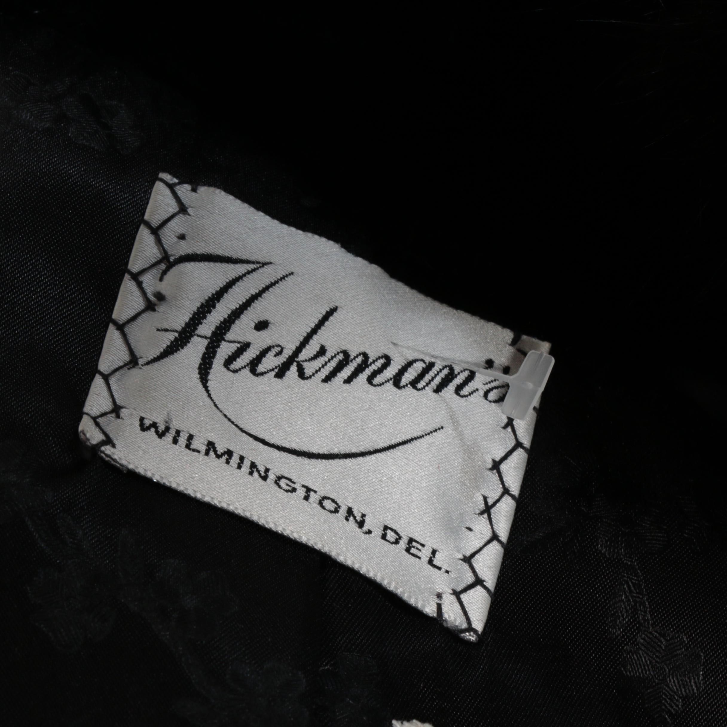 Ultra-Seal "Sportowne" Black Faux Fur Belted Coat with Fox Fur Collar