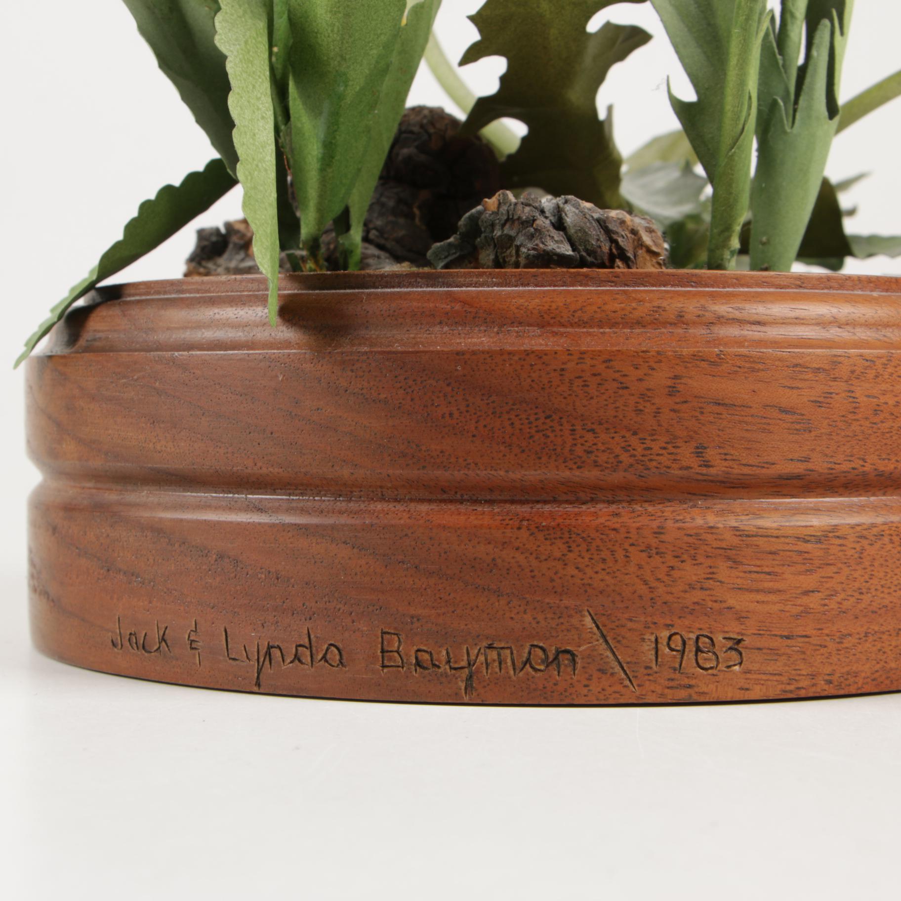 Lenox Fine Porcelain "Bighorn Sheep" with Jack Bayman Wooden Bird Figurines