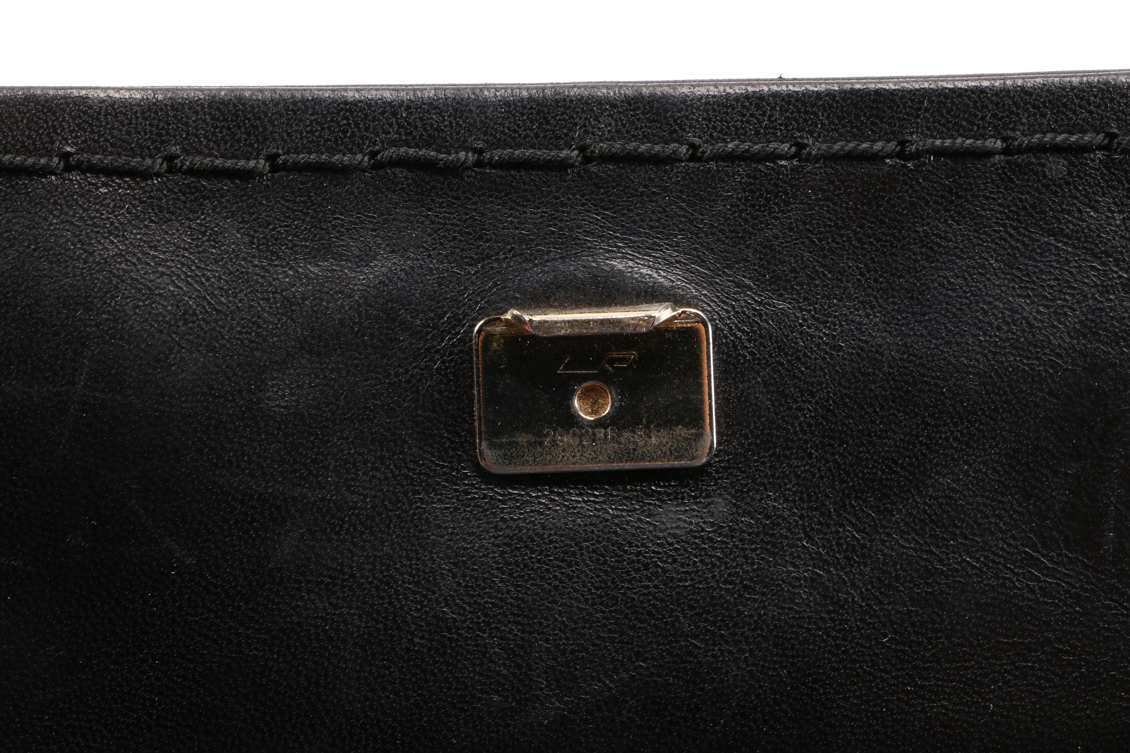 Prada Knot Stitch Handbag in Nero Lambskin Leather