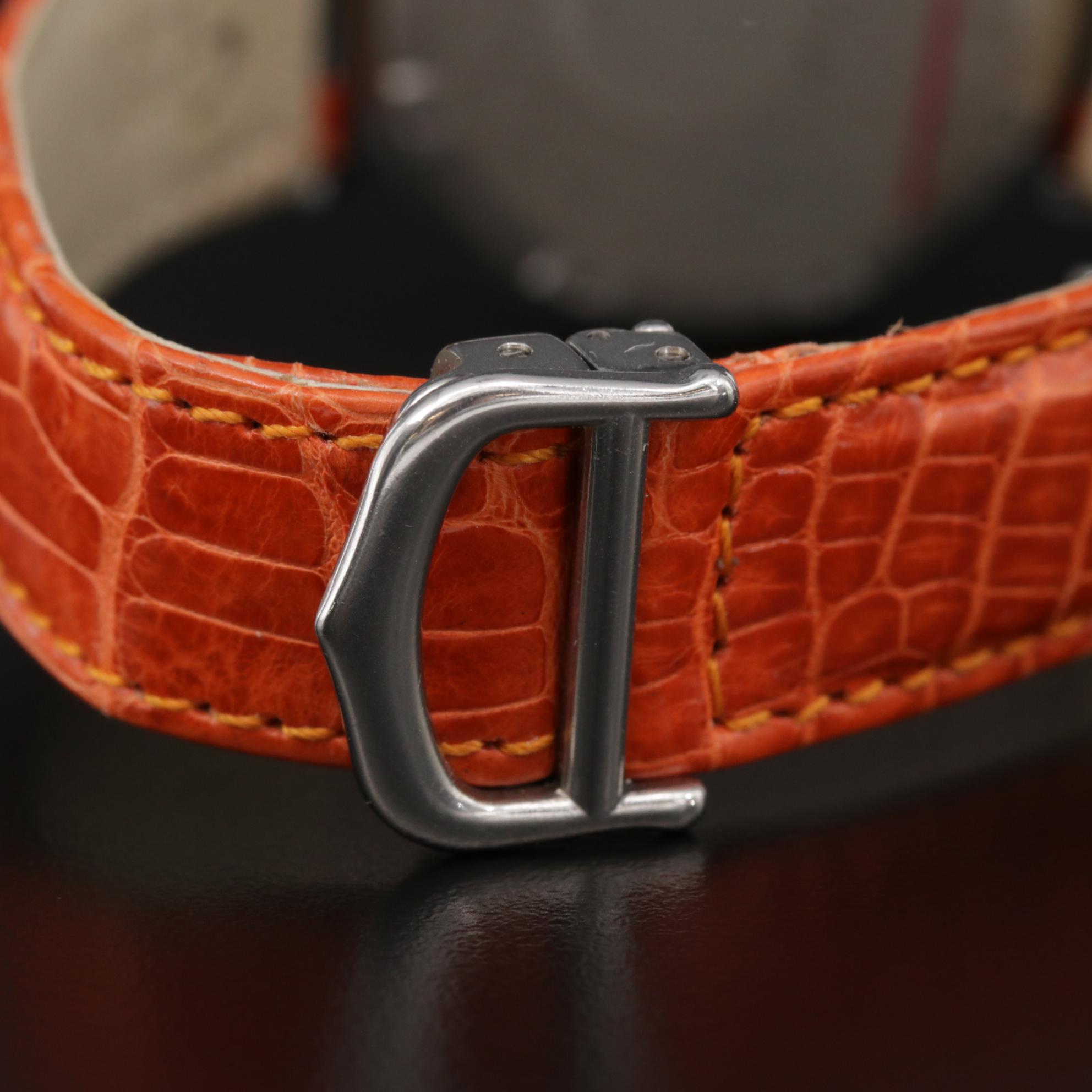 Cartier Pashe GMT Stainless Steel Automatic Watch with Date