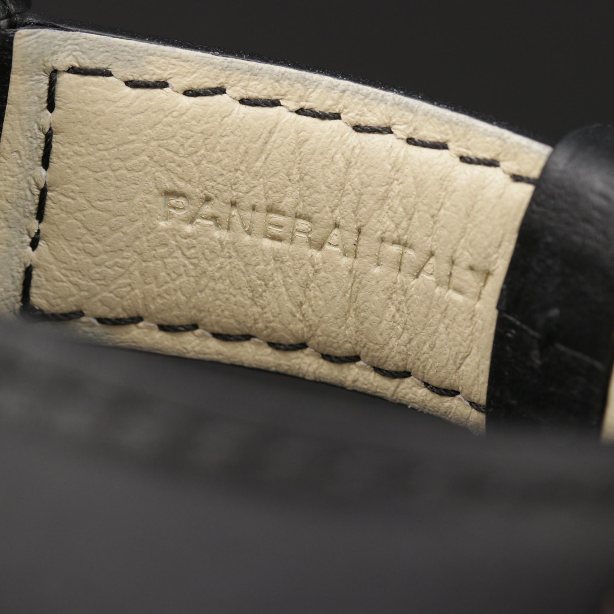 Panerai Luminor Marina PAM3 Stainless Steel Stem Wind Watch