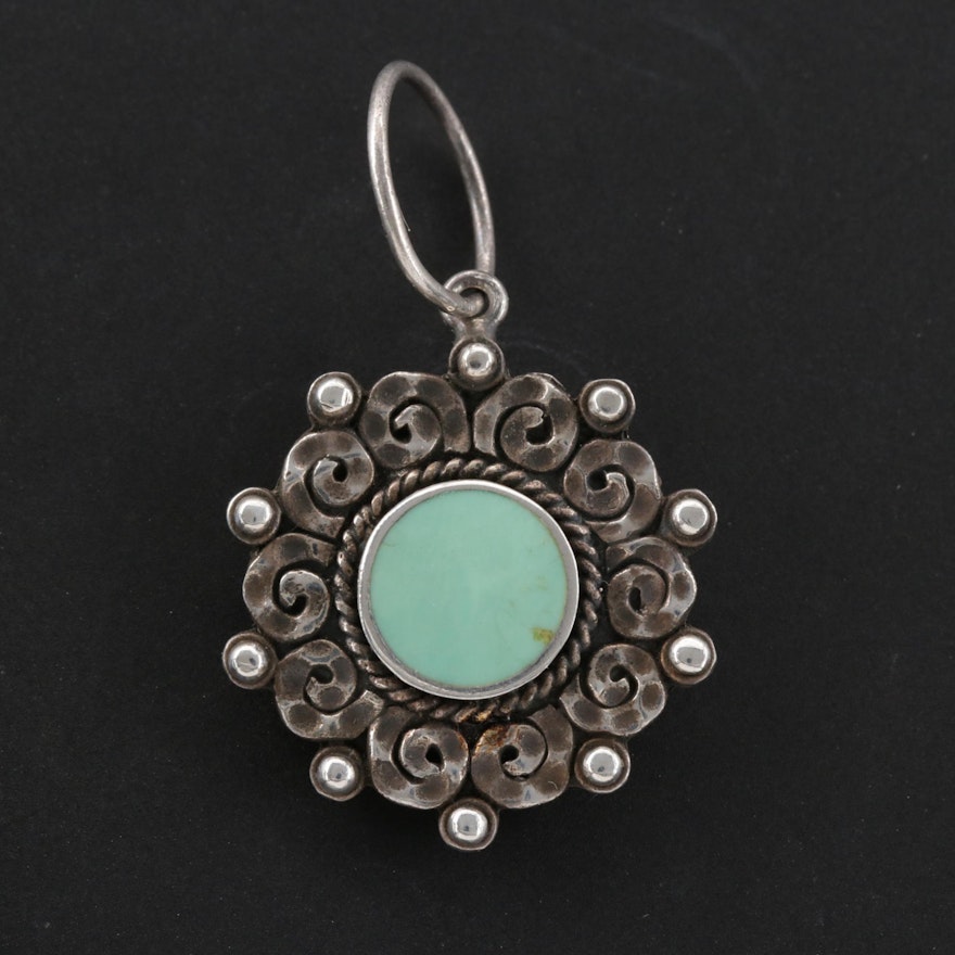 Boma Sterling Silver Turquoise Pendant