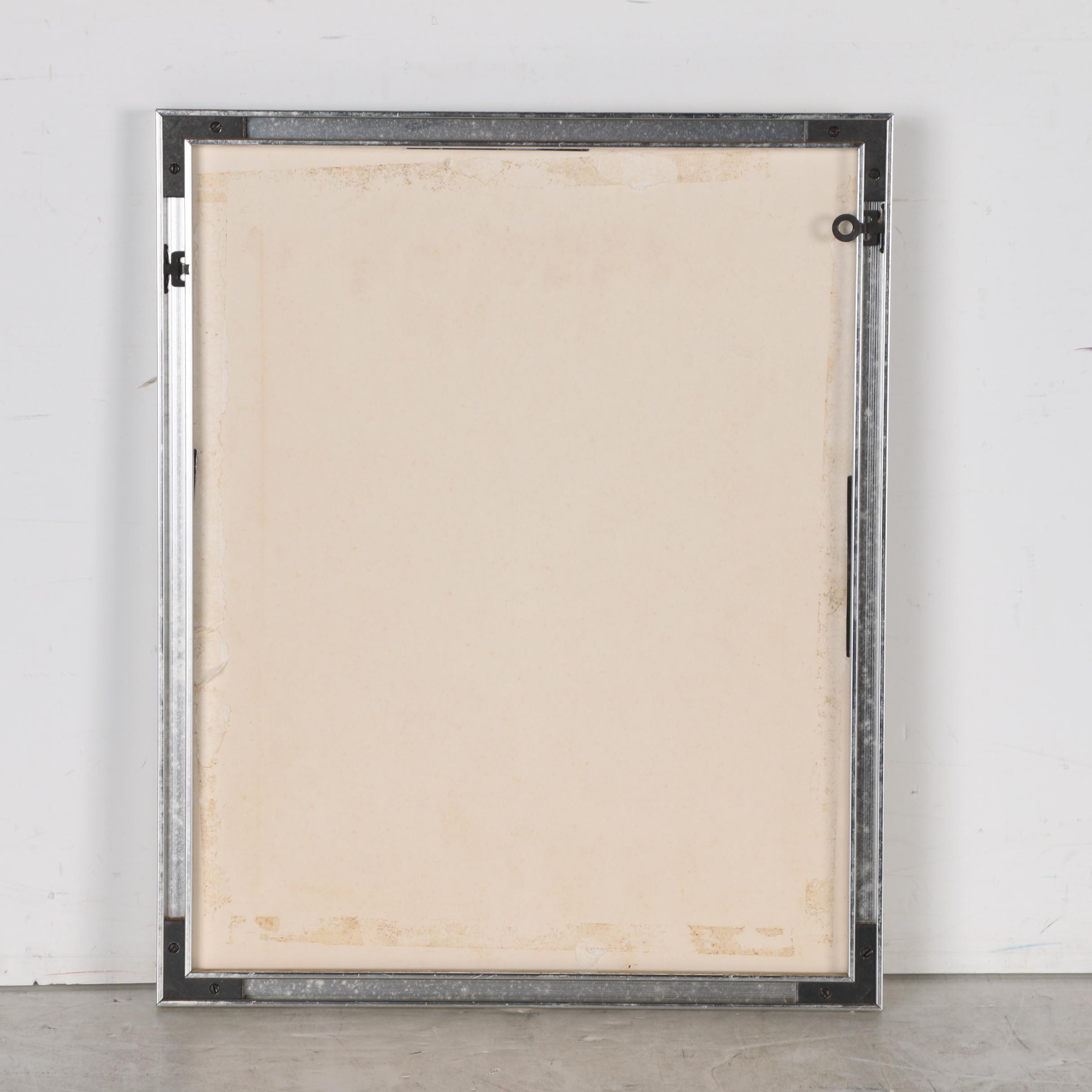 Marc Chagall Lithograph "Le Clown fleuri (The Clown with flowers)", 1963