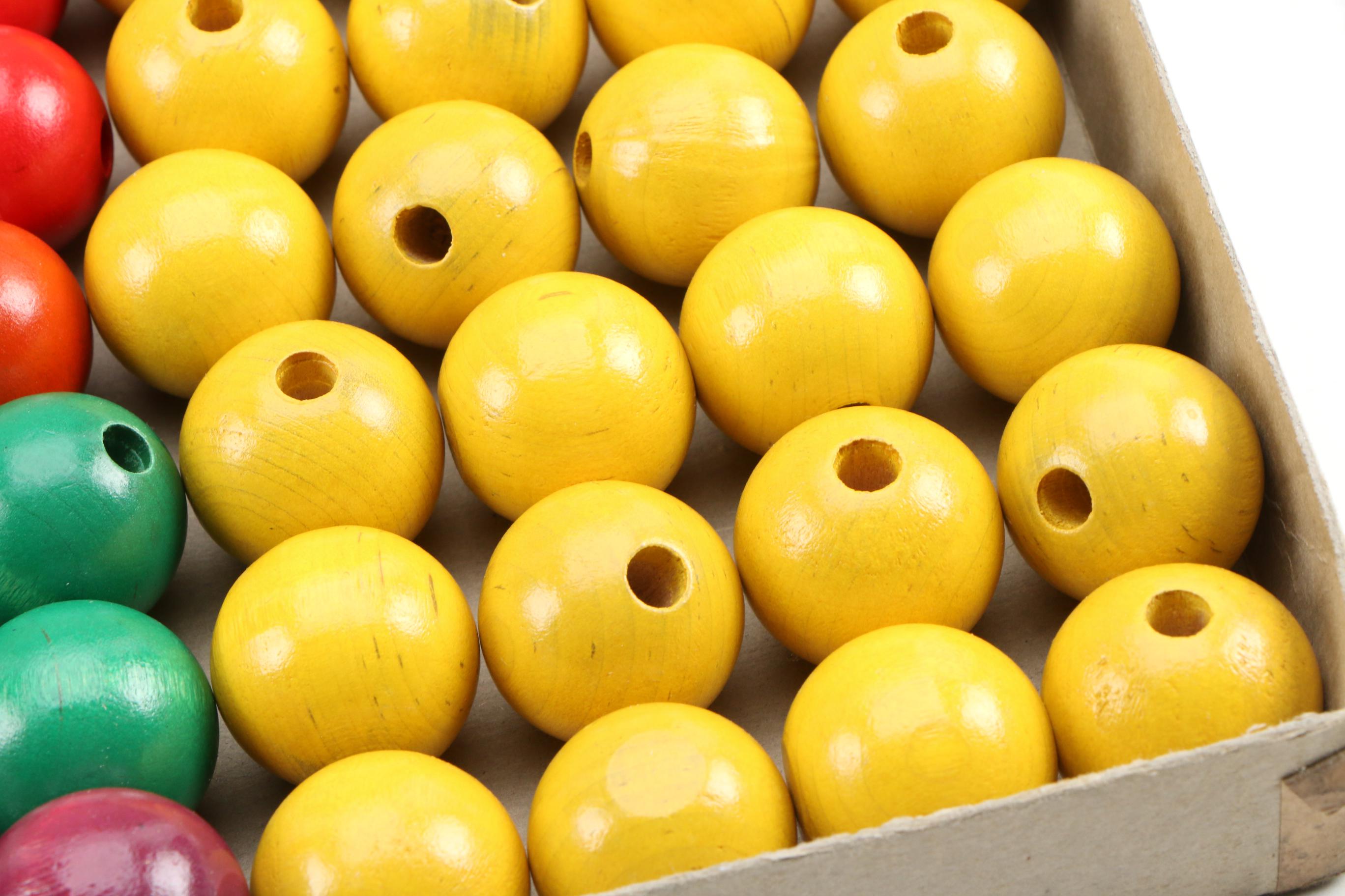 Hamilton Bell Co. Wood Student Molecular Model Organic Structure Set, Vintage