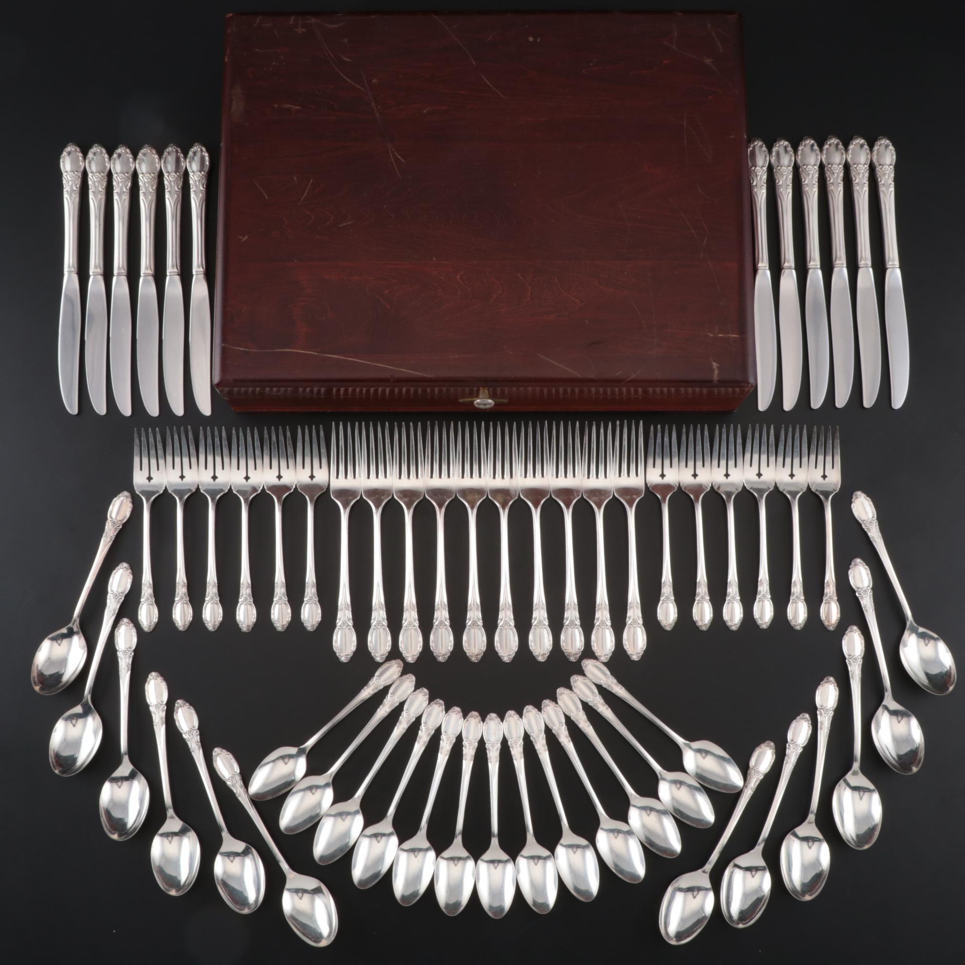 Wm A. Rogers "Park Lane-Chatelaine-Dowry" Silver Plate Flatware, Vintage