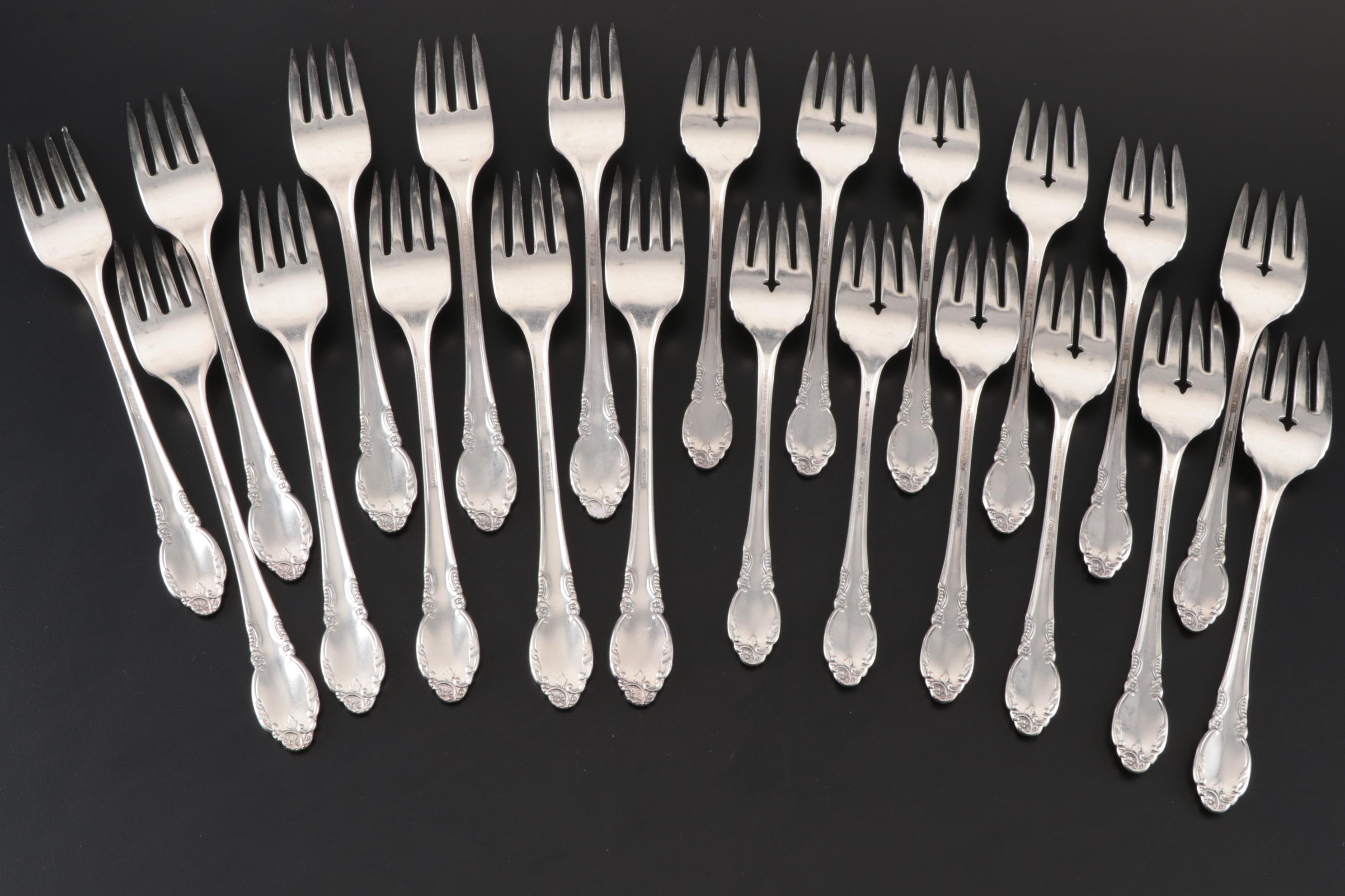 Wm A. Rogers "Park Lane-Chatelaine-Dowry" Silver Plate Flatware, Vintage