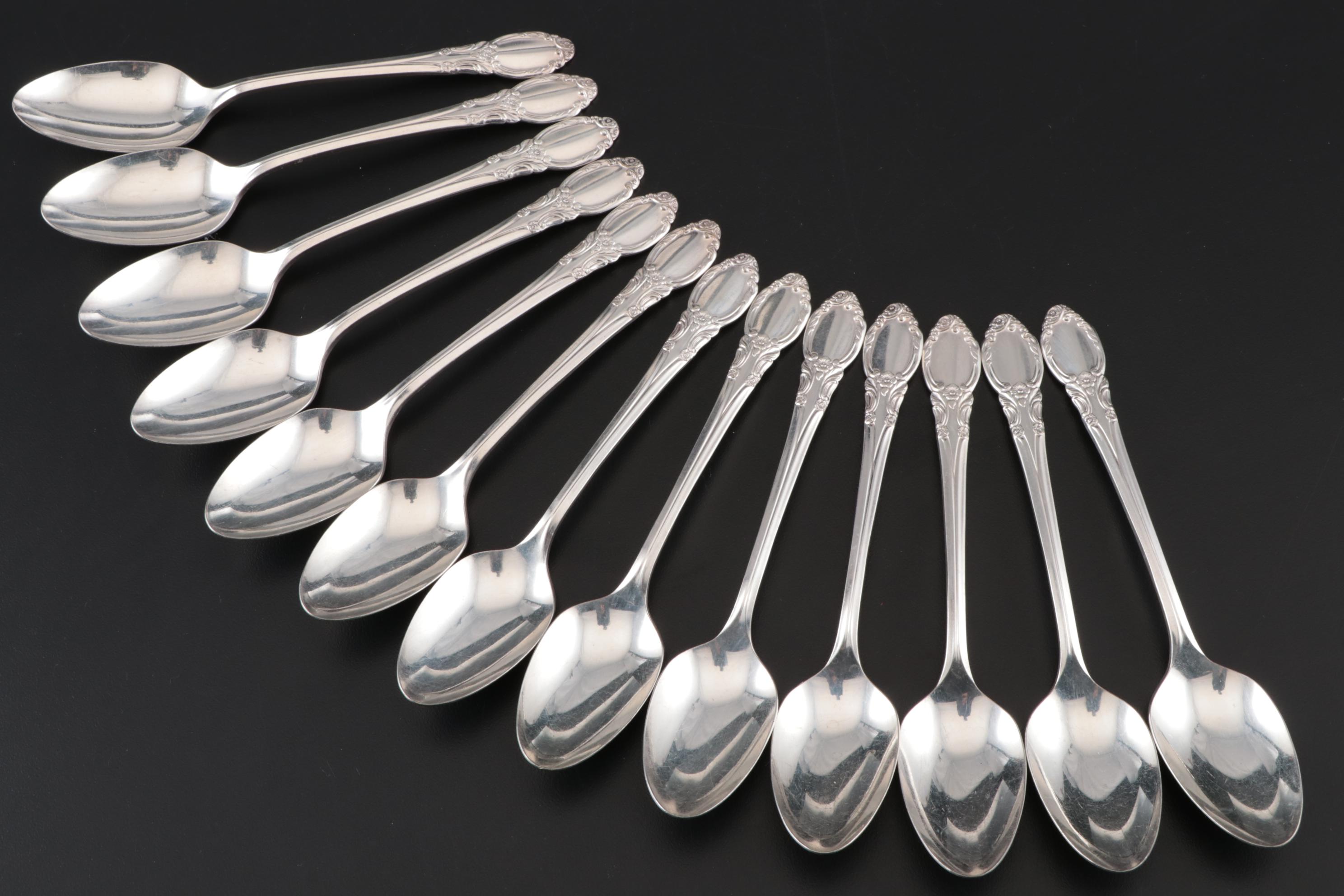 Wm A. Rogers "Park Lane-Chatelaine-Dowry" Silver Plate Flatware, Vintage