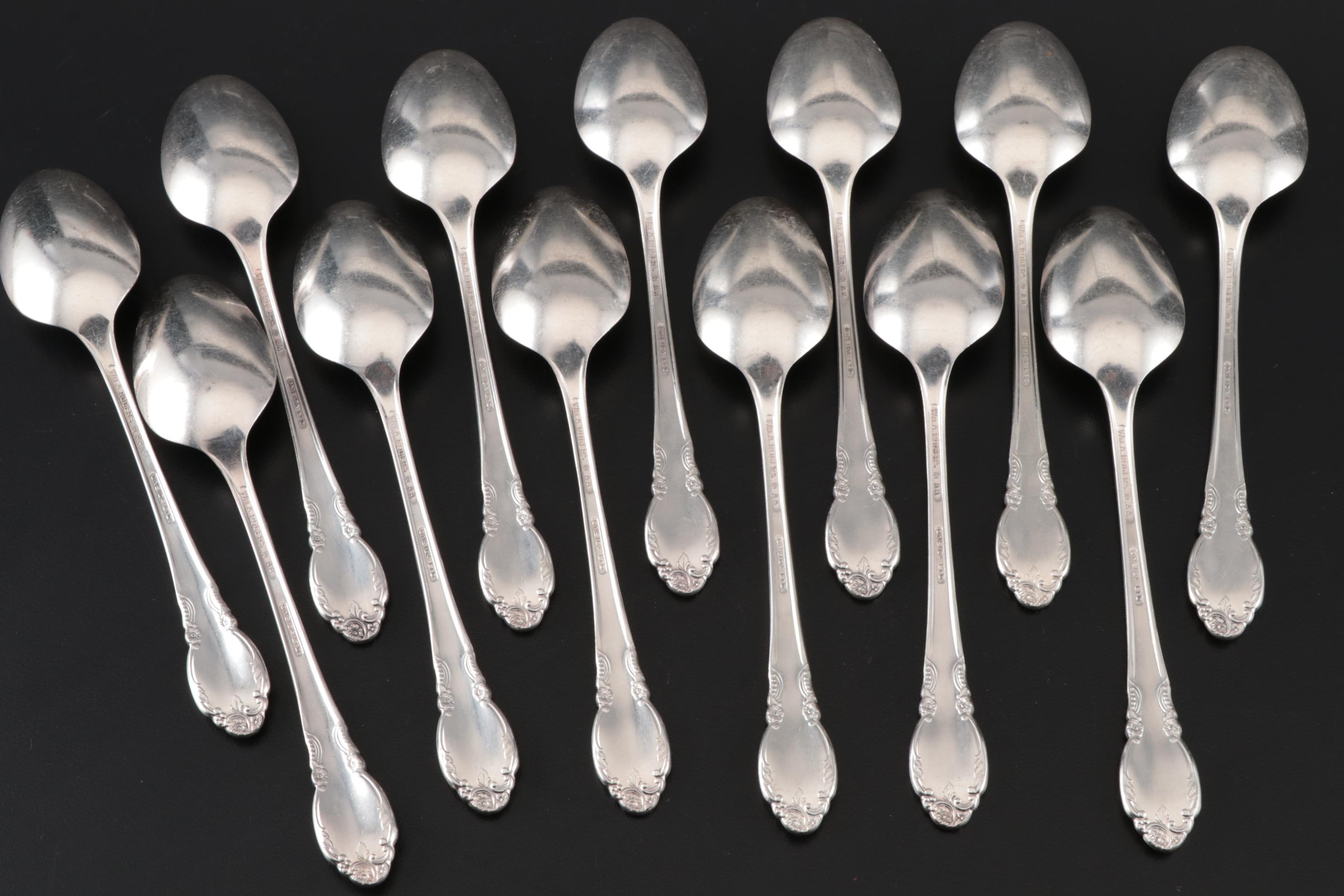 Wm A. Rogers "Park Lane-Chatelaine-Dowry" Silver Plate Flatware, Vintage