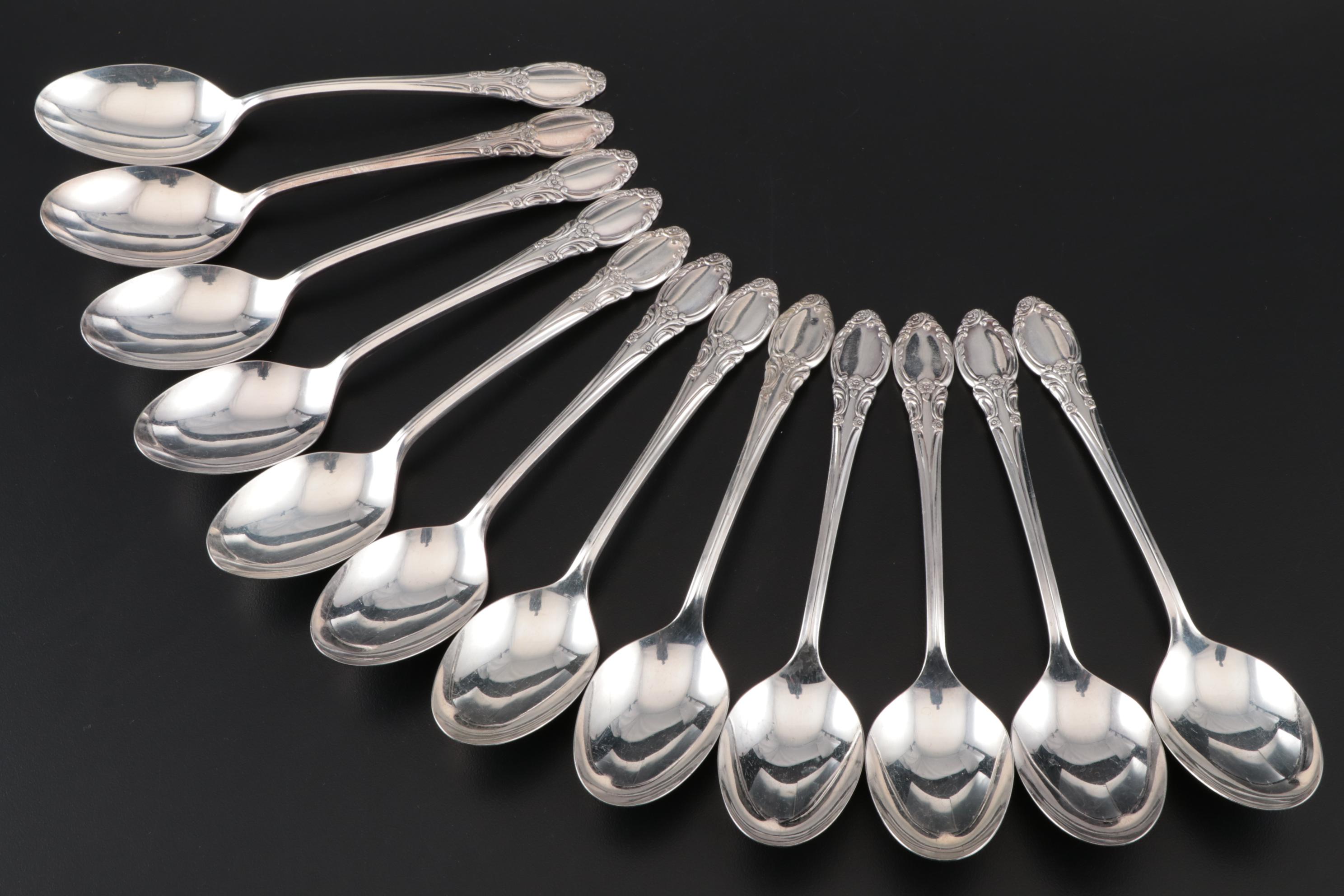 Wm A. Rogers "Park Lane-Chatelaine-Dowry" Silver Plate Flatware, Vintage
