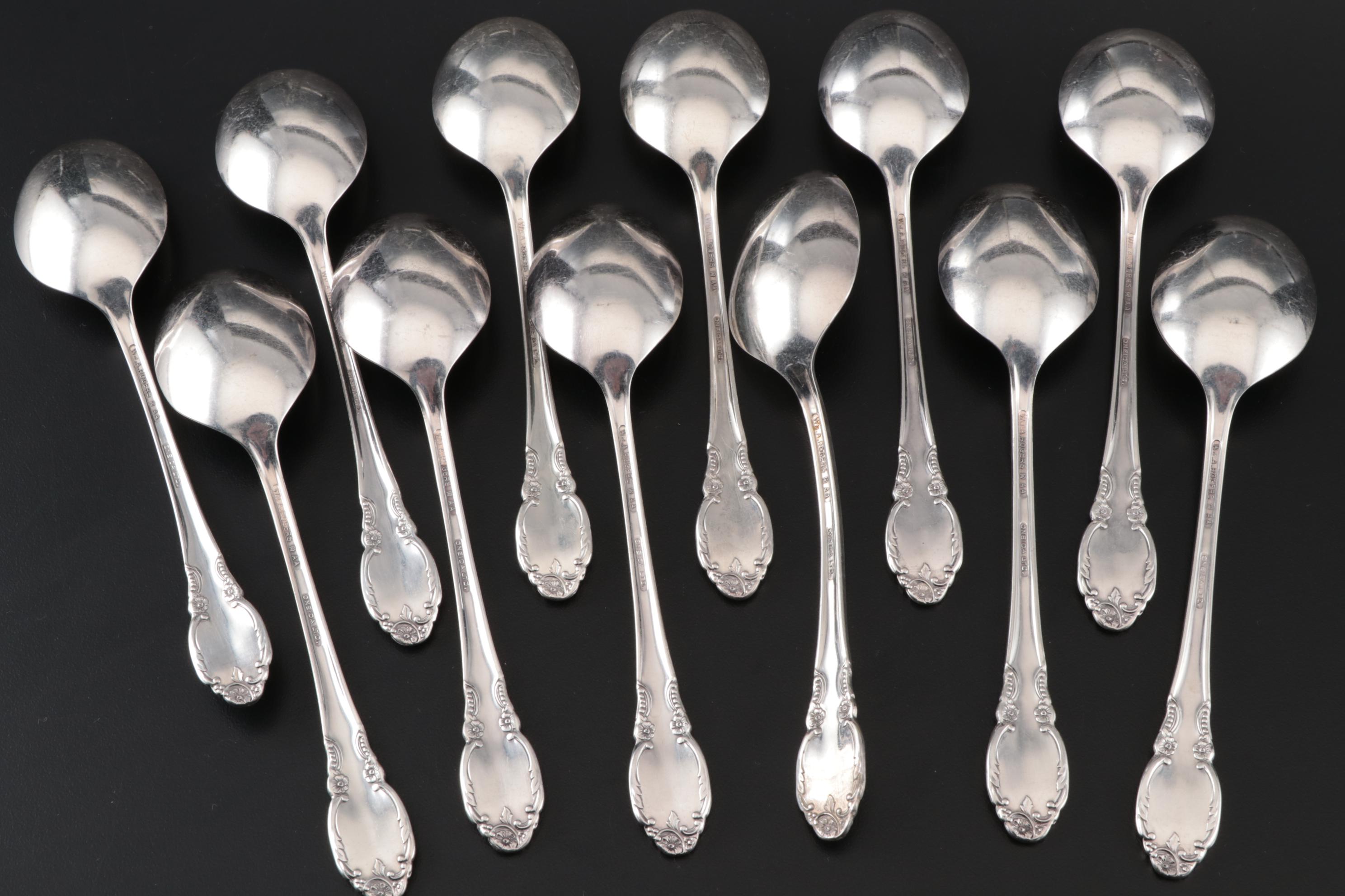 Wm A. Rogers "Park Lane-Chatelaine-Dowry" Silver Plate Flatware, Vintage