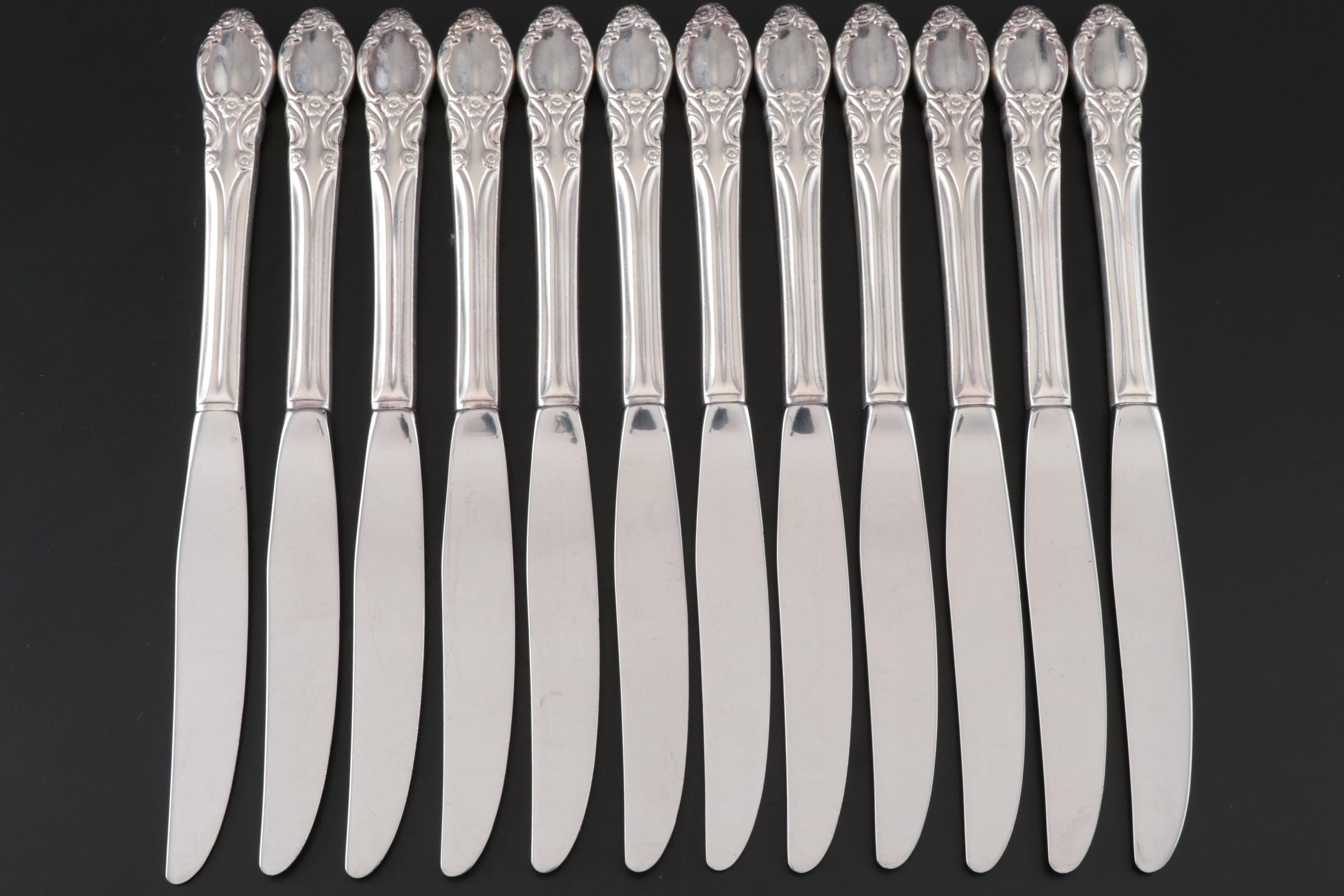 Wm A. Rogers "Park Lane-Chatelaine-Dowry" Silver Plate Flatware, Vintage