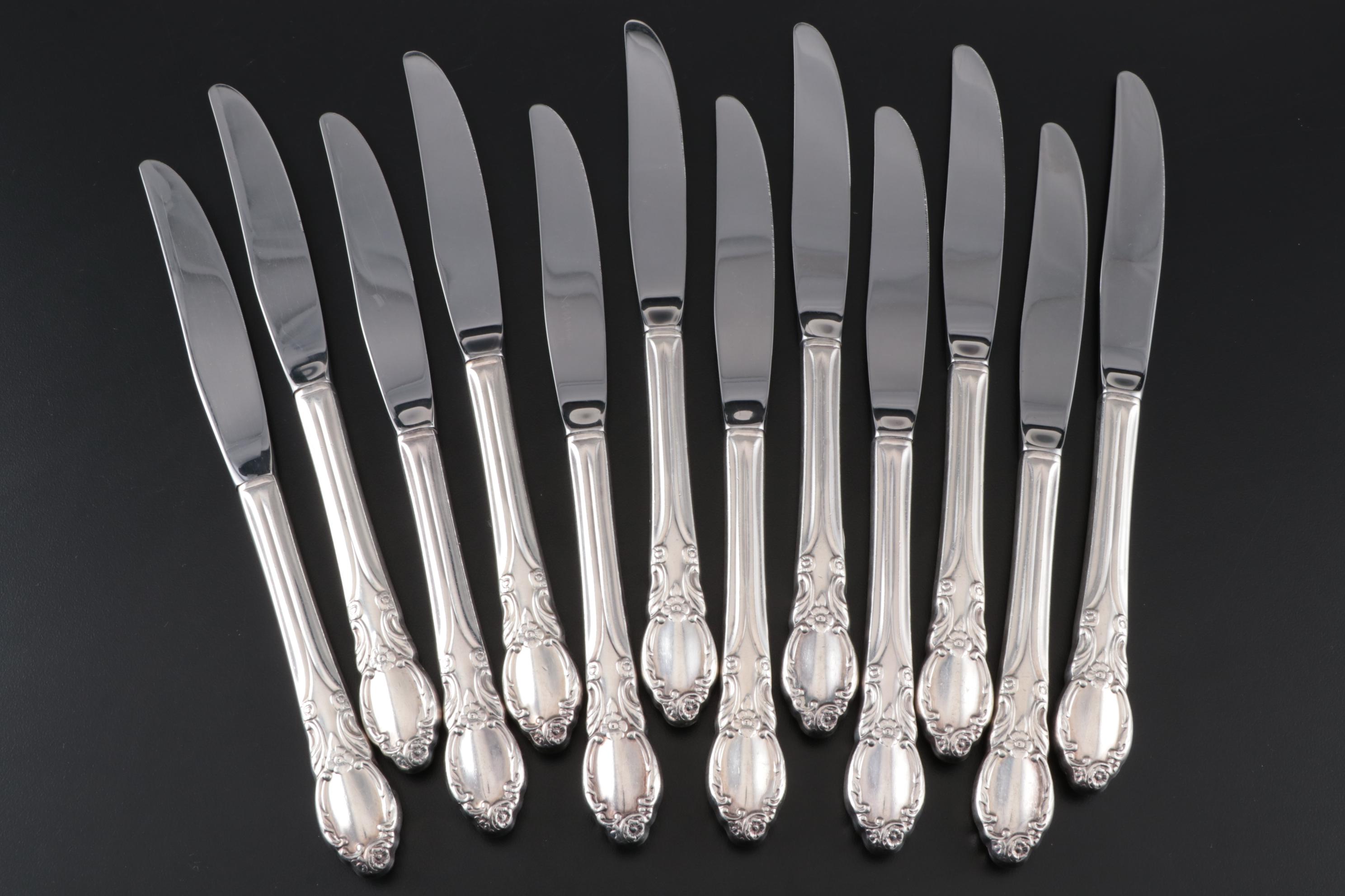 Wm A. Rogers "Park Lane-Chatelaine-Dowry" Silver Plate Flatware, Vintage
