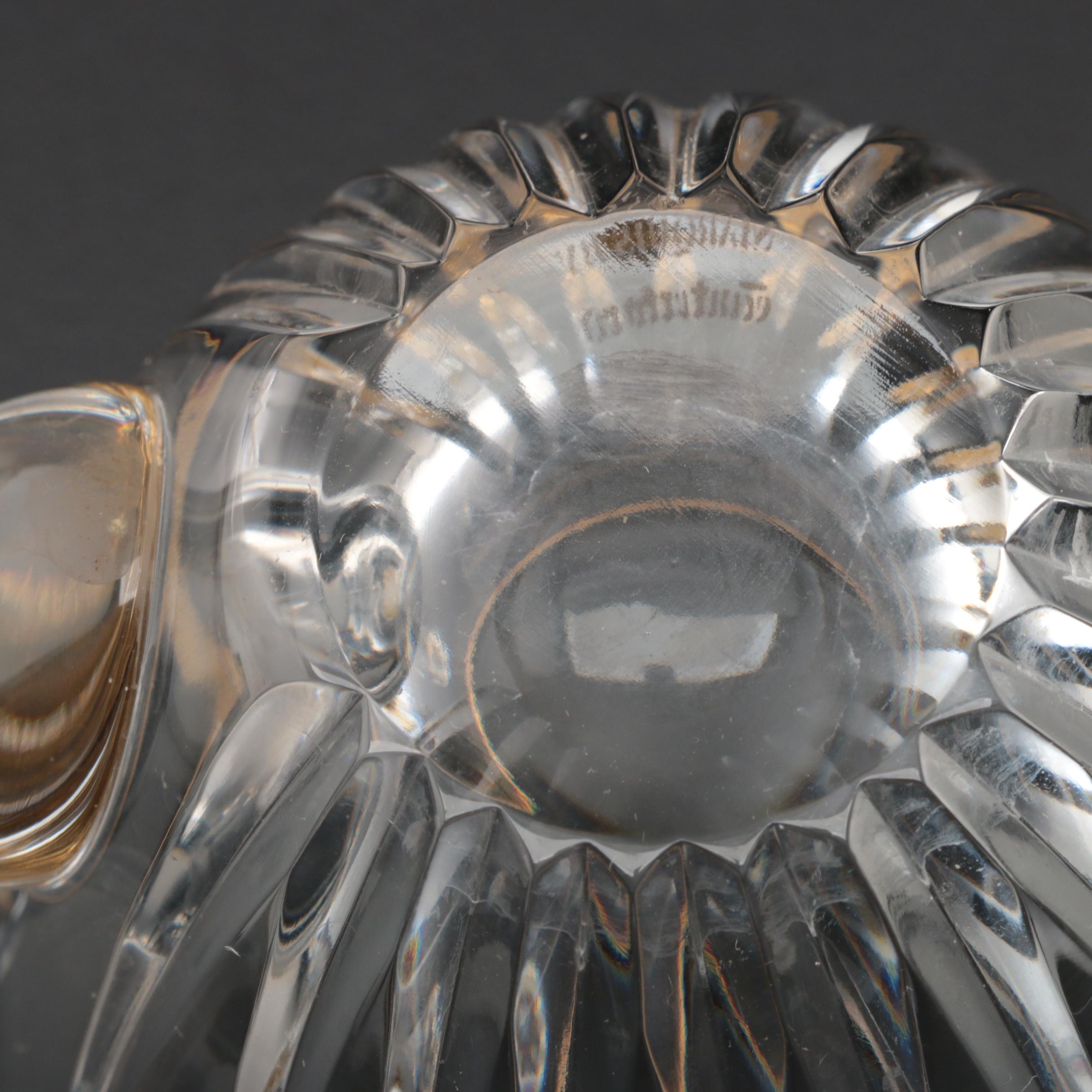 Waterford Crystal "Hanover Gold" Pitcher and Rocks Glasses