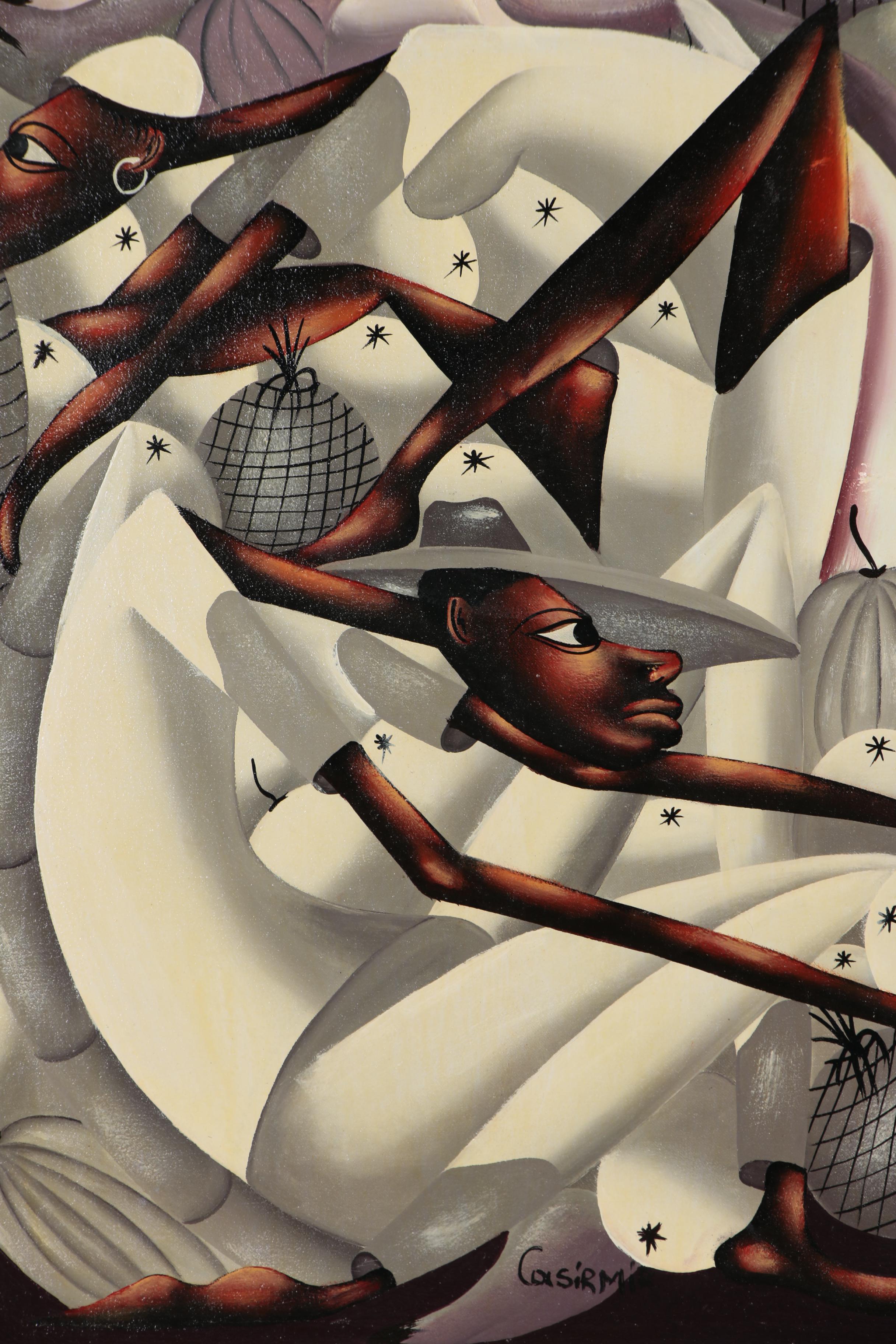 Laurent Casimir Figural Oil Painting