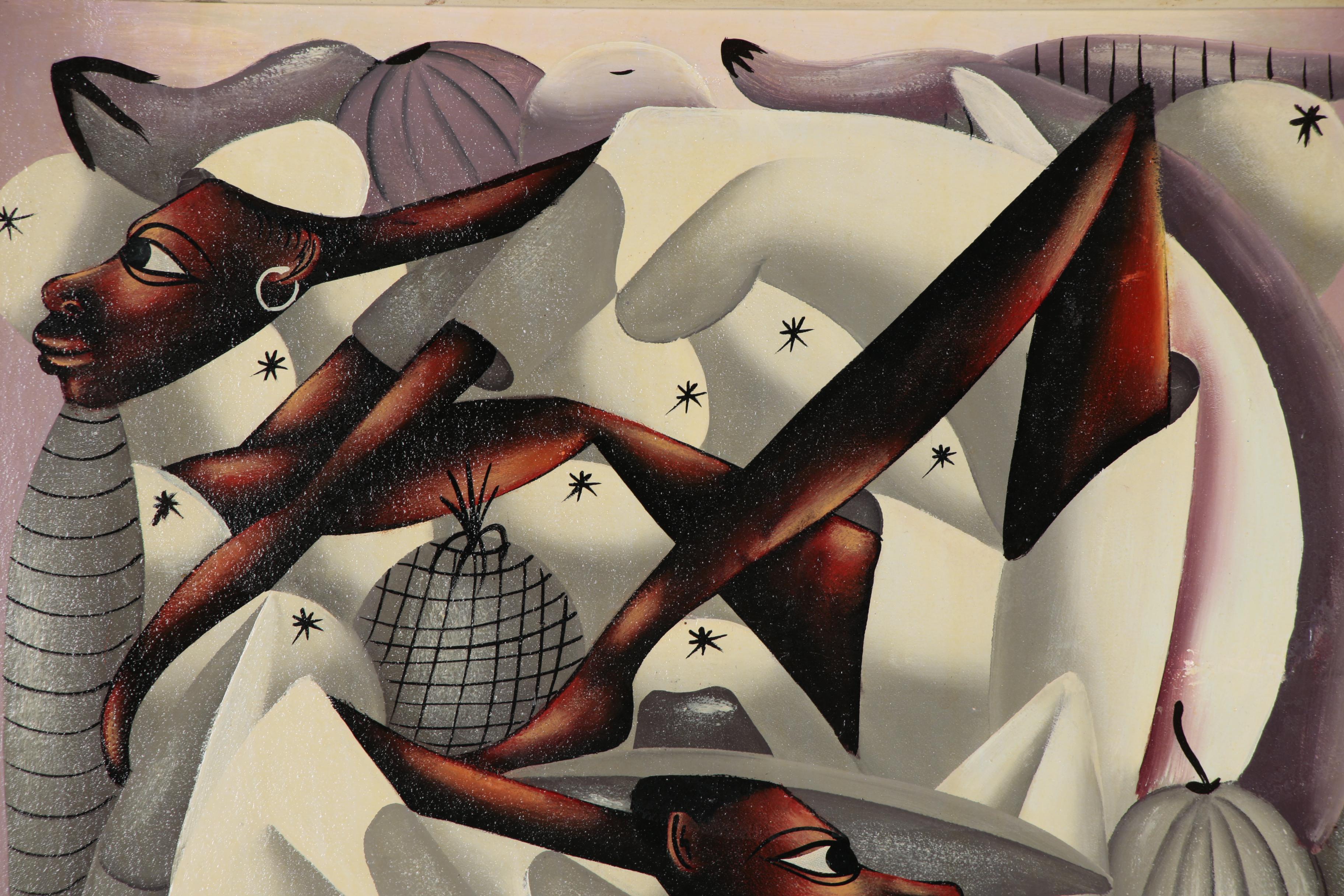 Laurent Casimir Figural Oil Painting