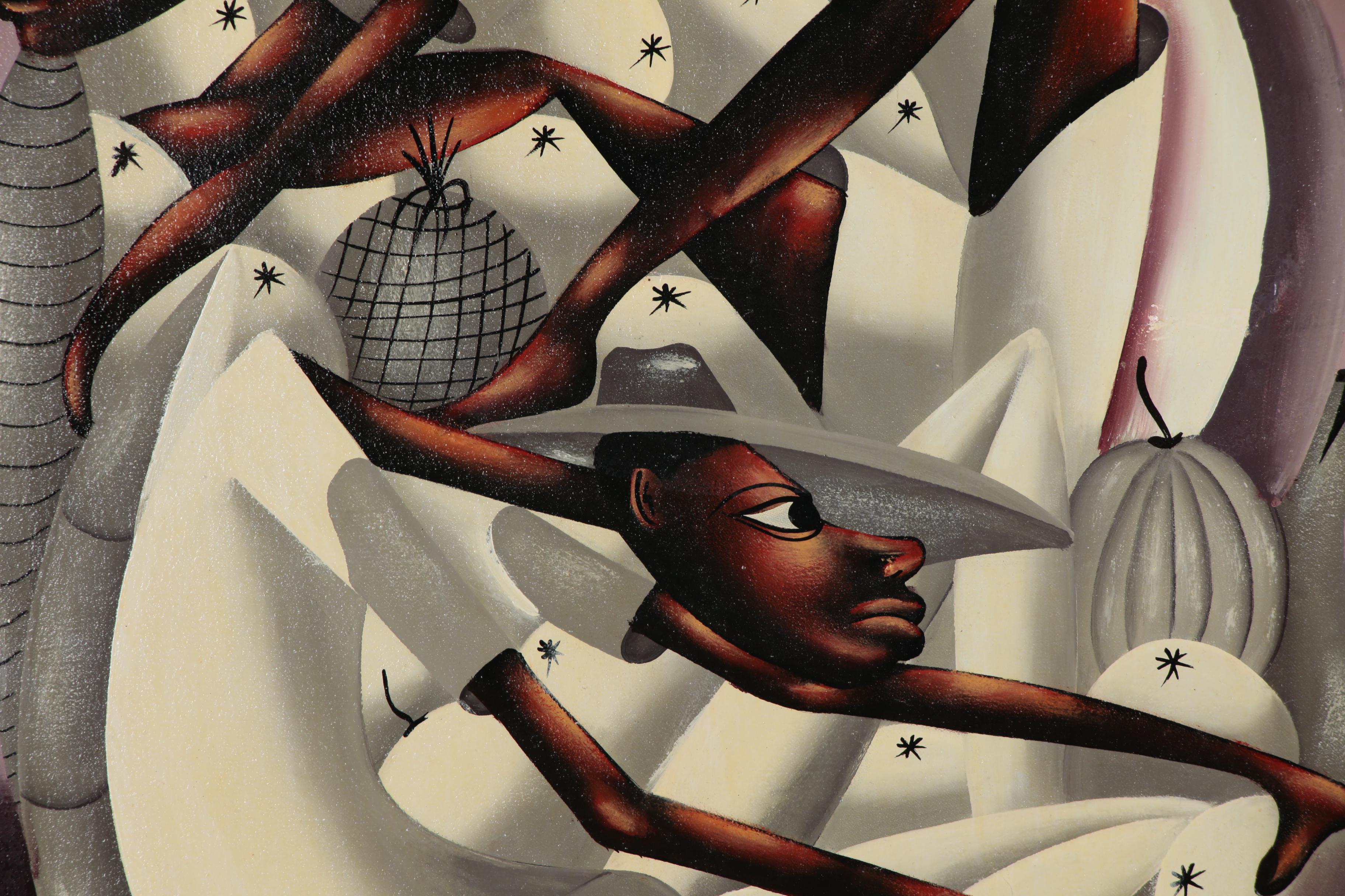 Laurent Casimir Figural Oil Painting