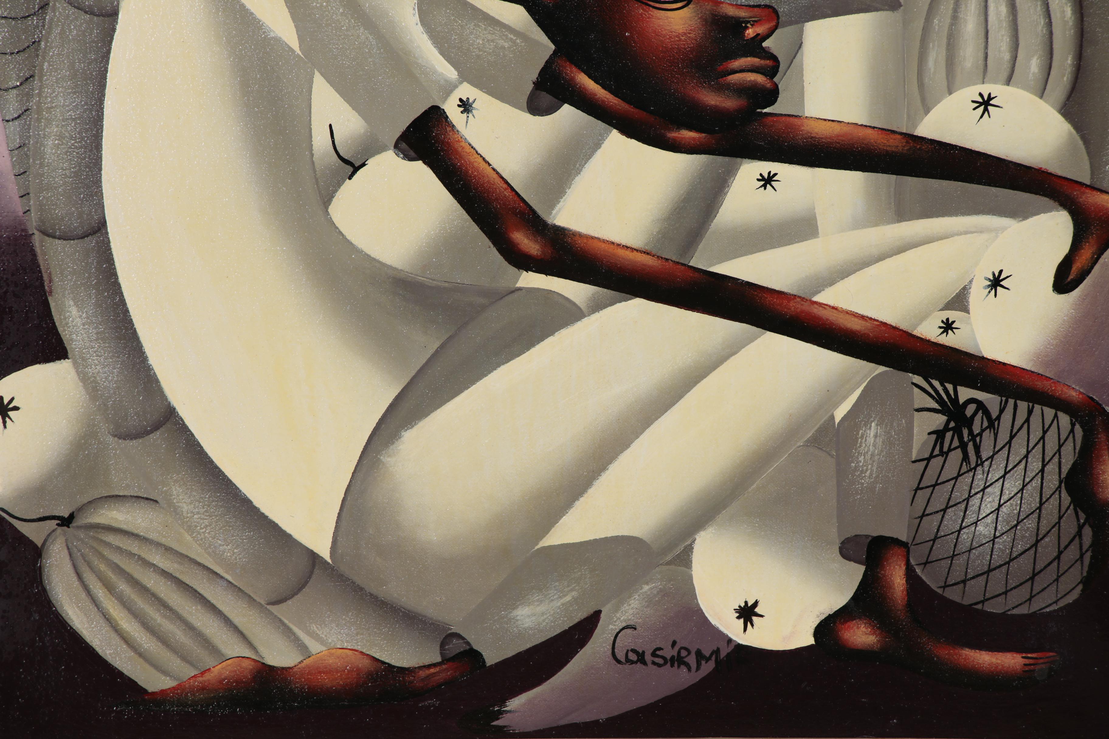 Laurent Casimir Figural Oil Painting