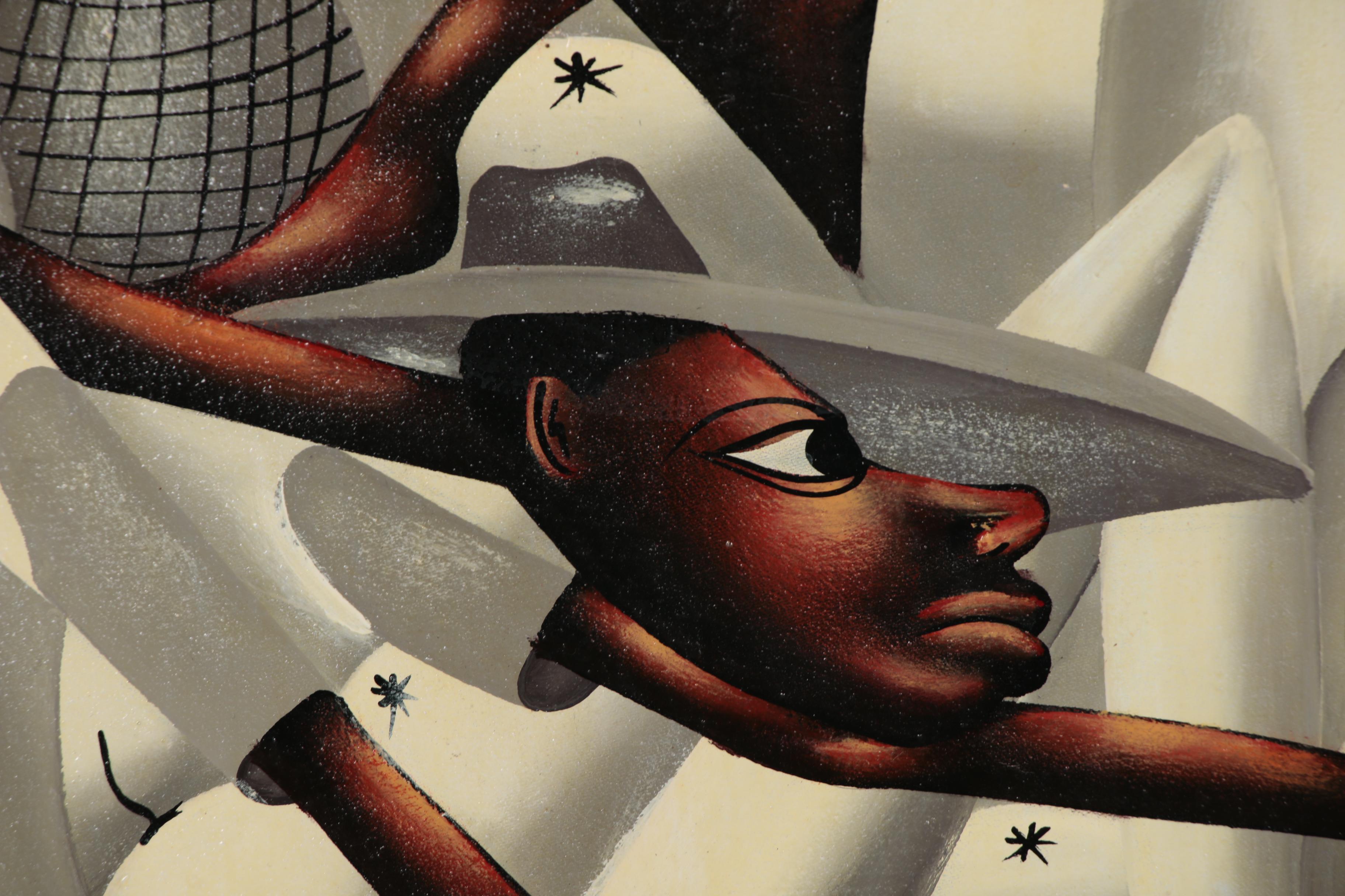 Laurent Casimir Figural Oil Painting