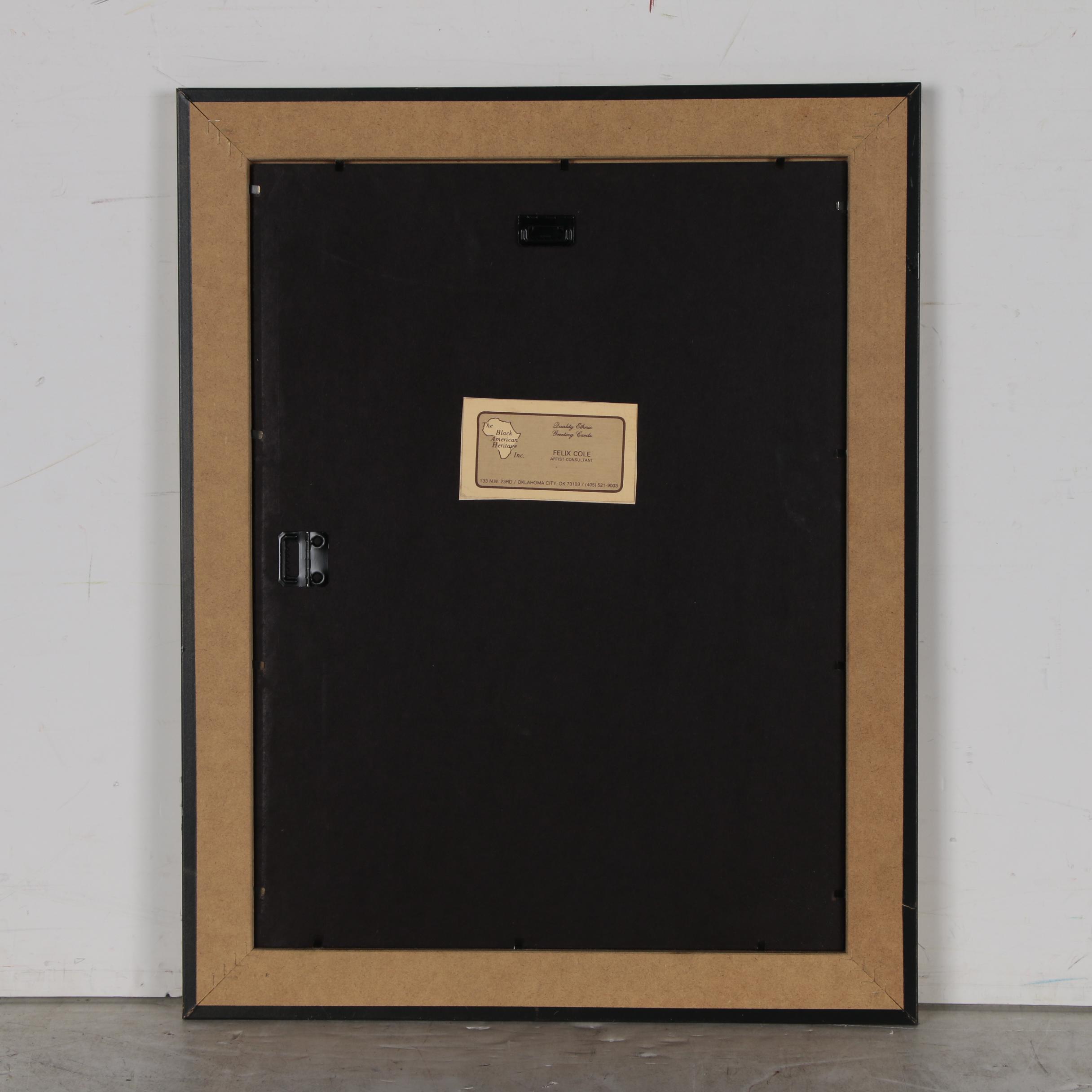 Felix Cole Mixed Media Illustration for Black Ethnic Greeting Card