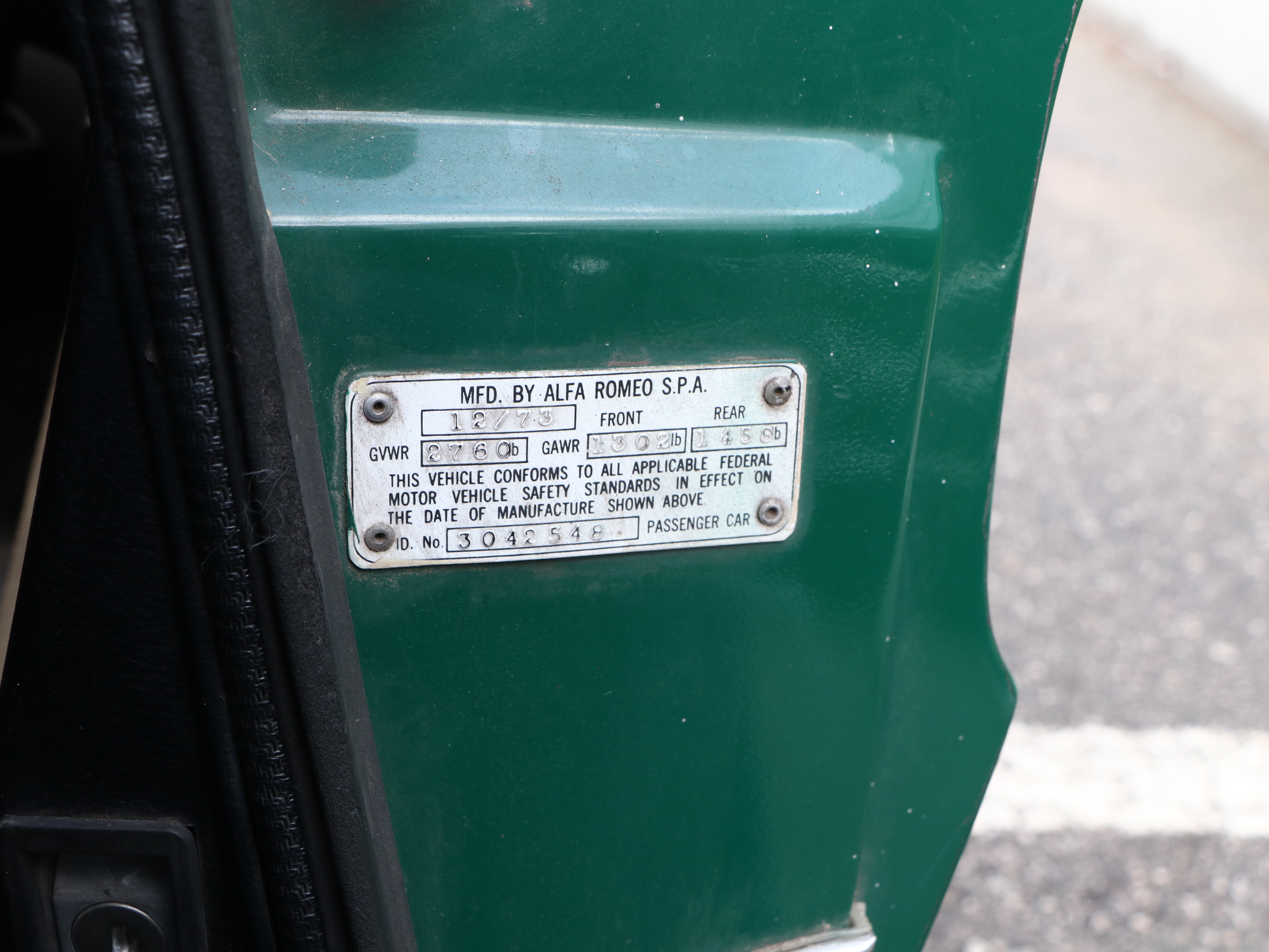 1974 Alfa Romeo Convertible