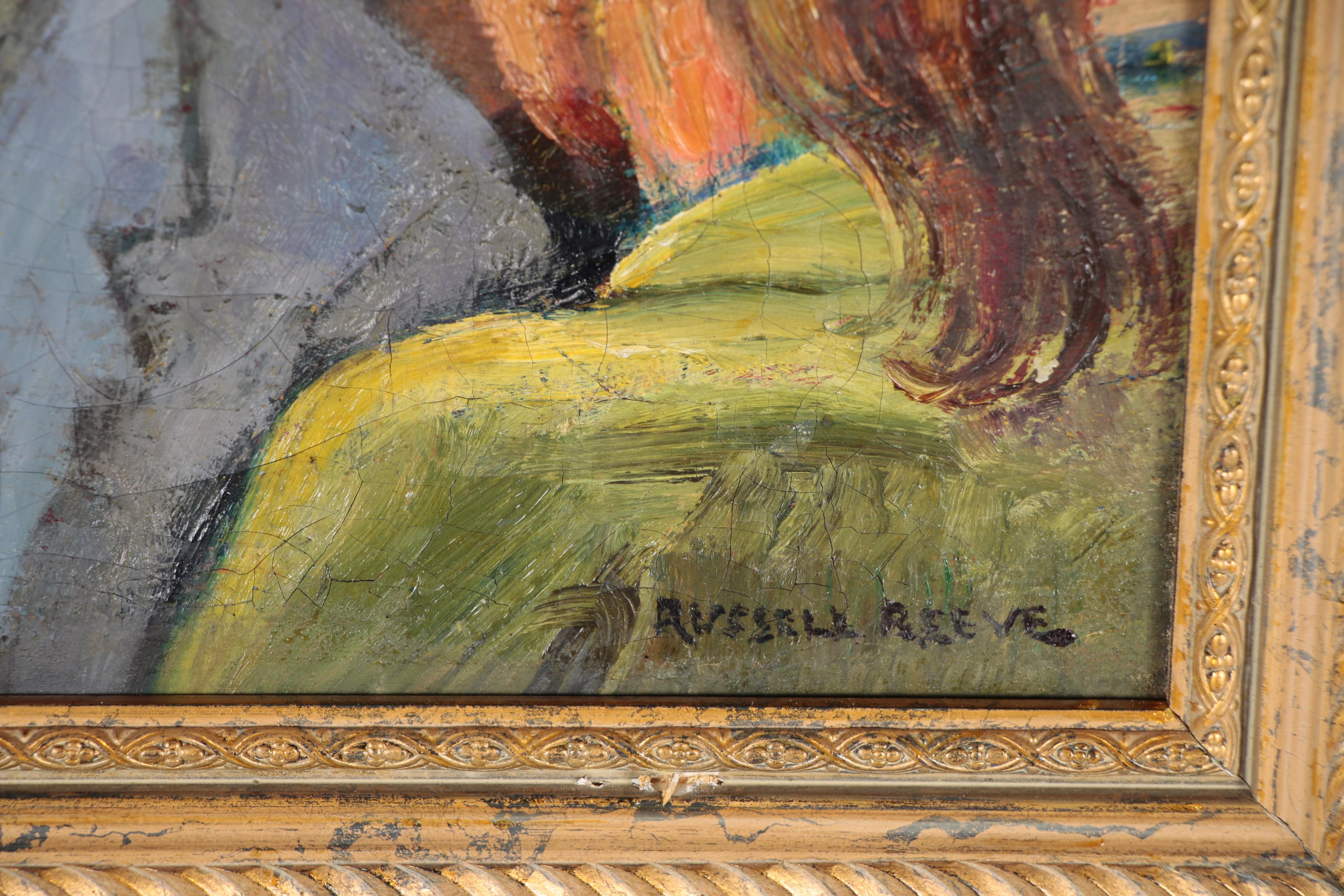 Russell Reeve Oil Painting of Night Club Band