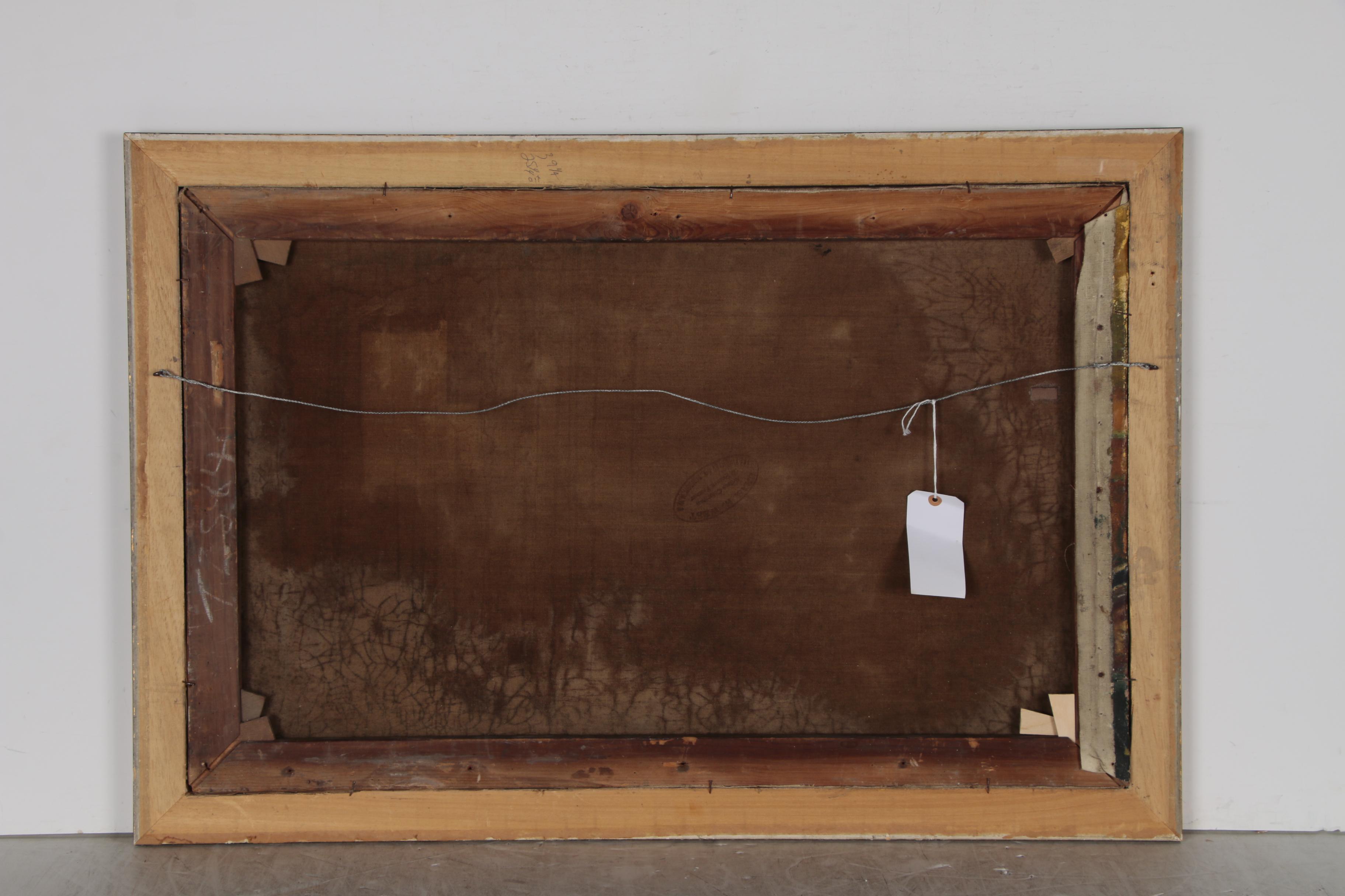 Russell Reeve Oil Painting of Night Club Band